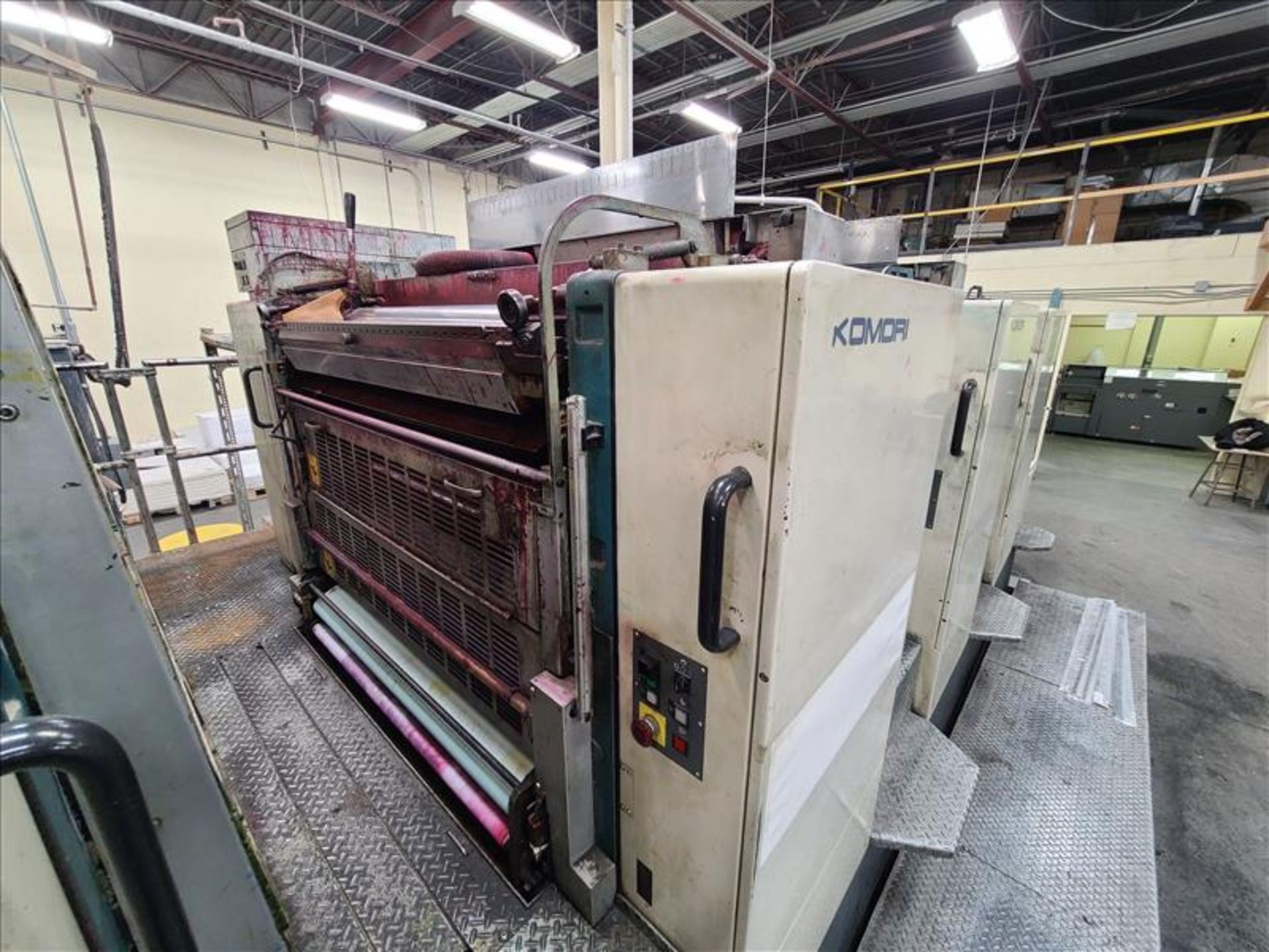 Komori 4-color offset printing press, Series Lithrone 40, model L-440, S/N.2202 approx. 68 - Bild 4 aus 22