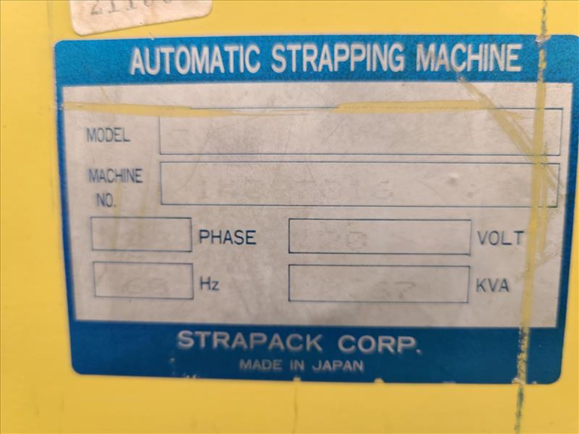 Samuel Strapping Machine, model SS61 - Image 2 of 2