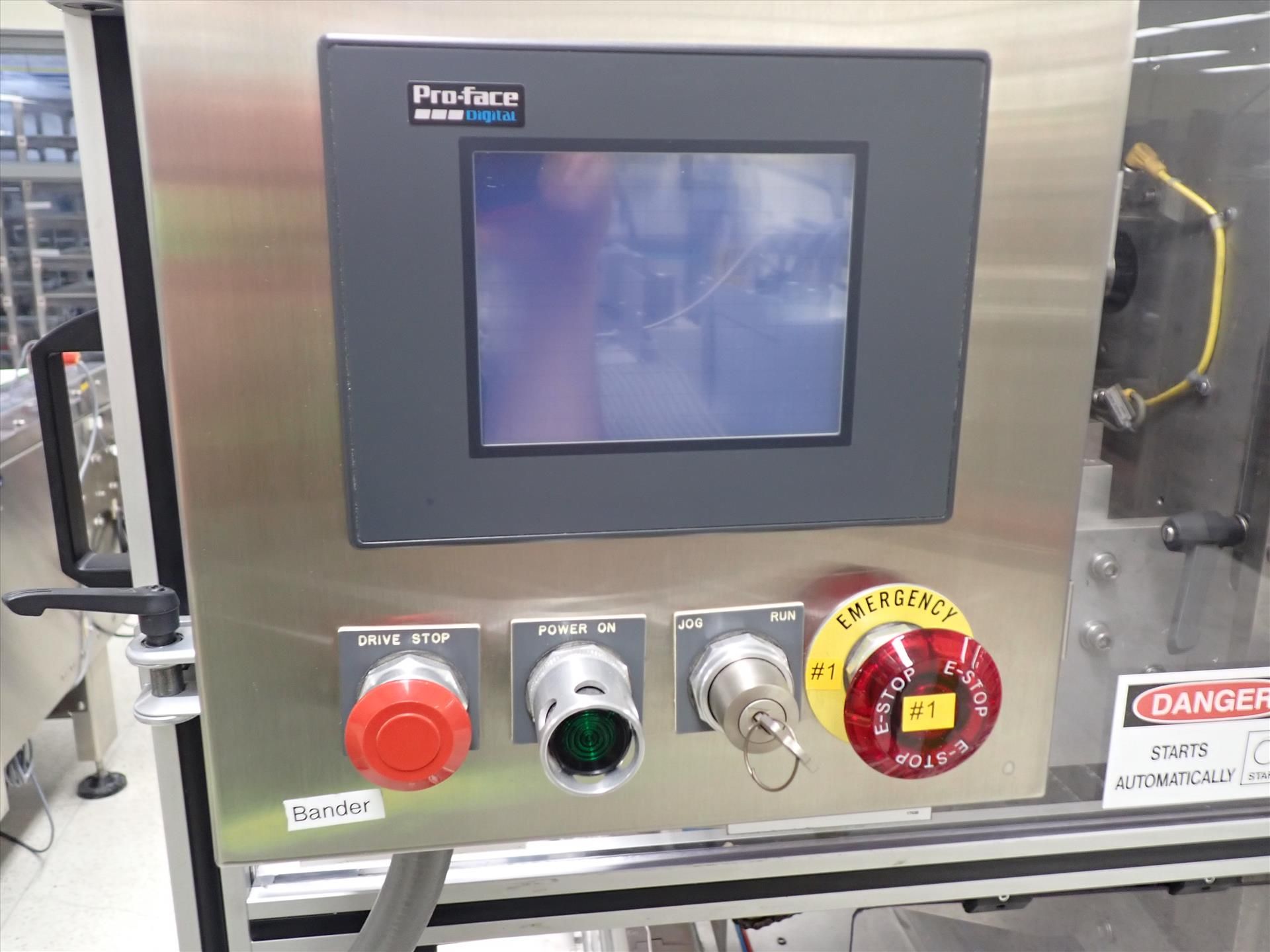 PDC mod. 75-M neck-band sealer, s/s, 1.3 hp w/ ProFace touch screen controls, ser. no. 205 ( - Image 6 of 7