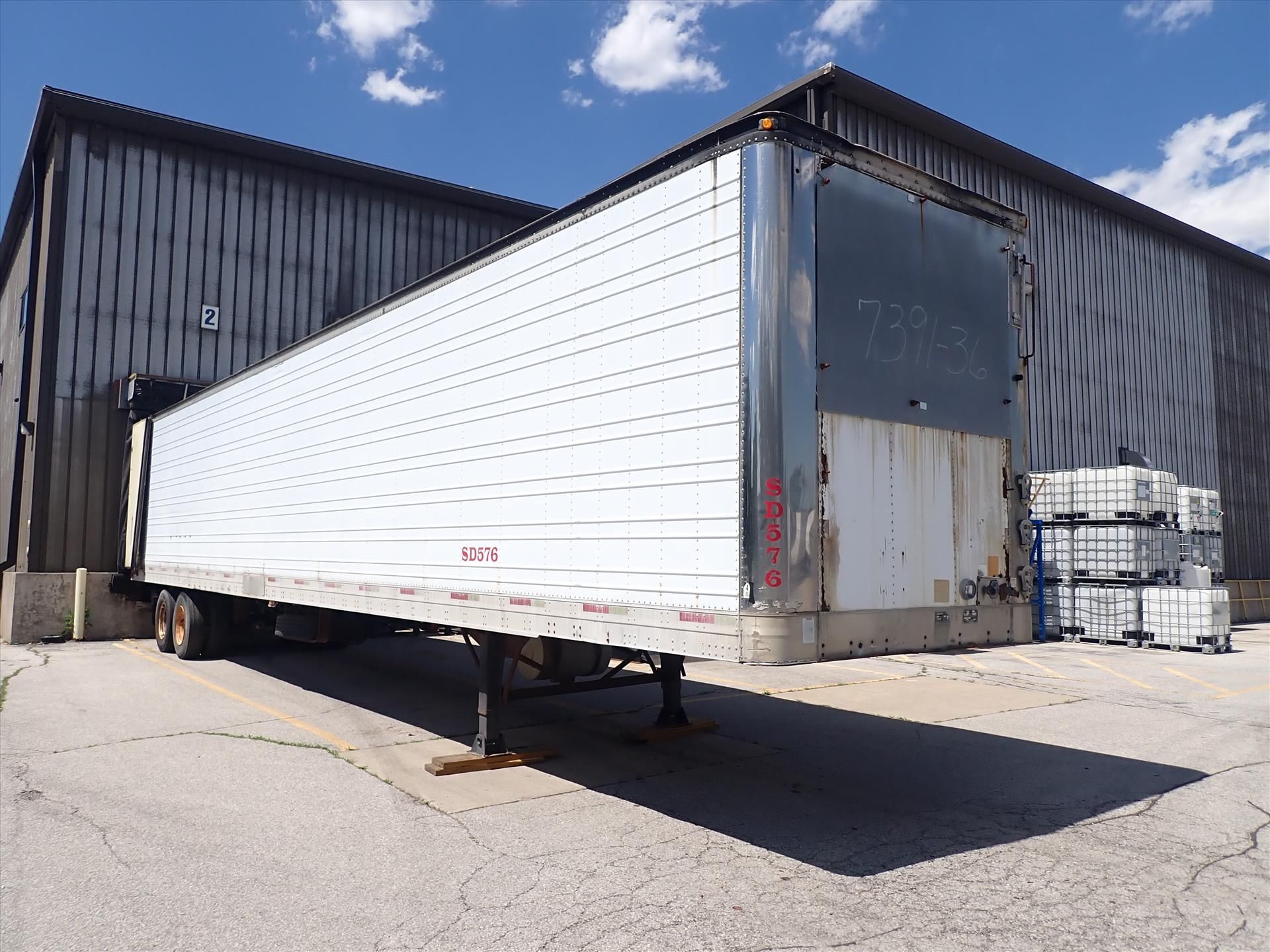 (2000) Trailmobile storage trailer,VIN 1PT01ADH4Y9014624, 53 ft., barn doors (storage only, not road