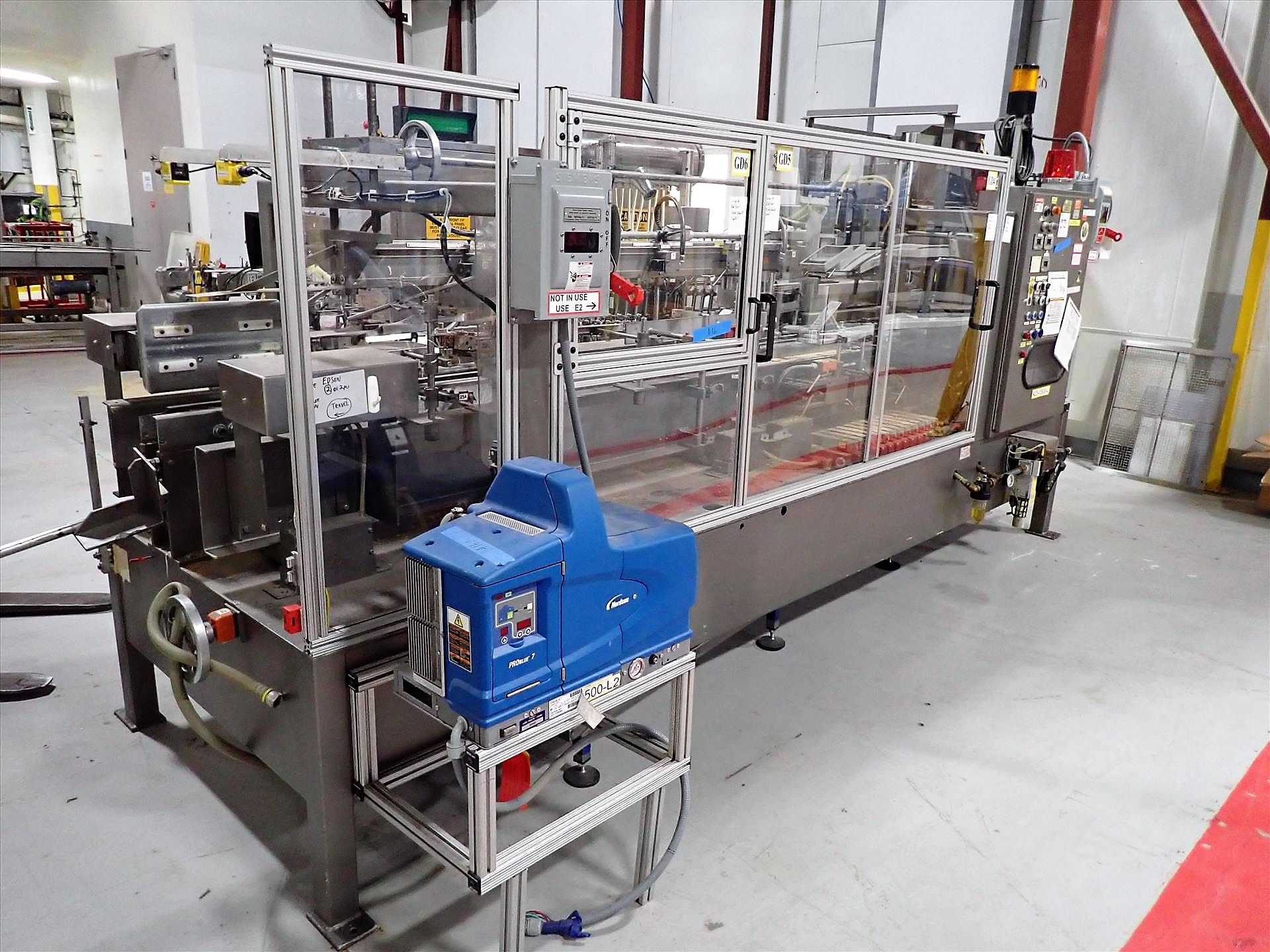 Edson mod. 3100 cartoner, ser. no. 5781 c/w Nordson ProBlue7 hot melt glue system (2011) - Image 2 of 5