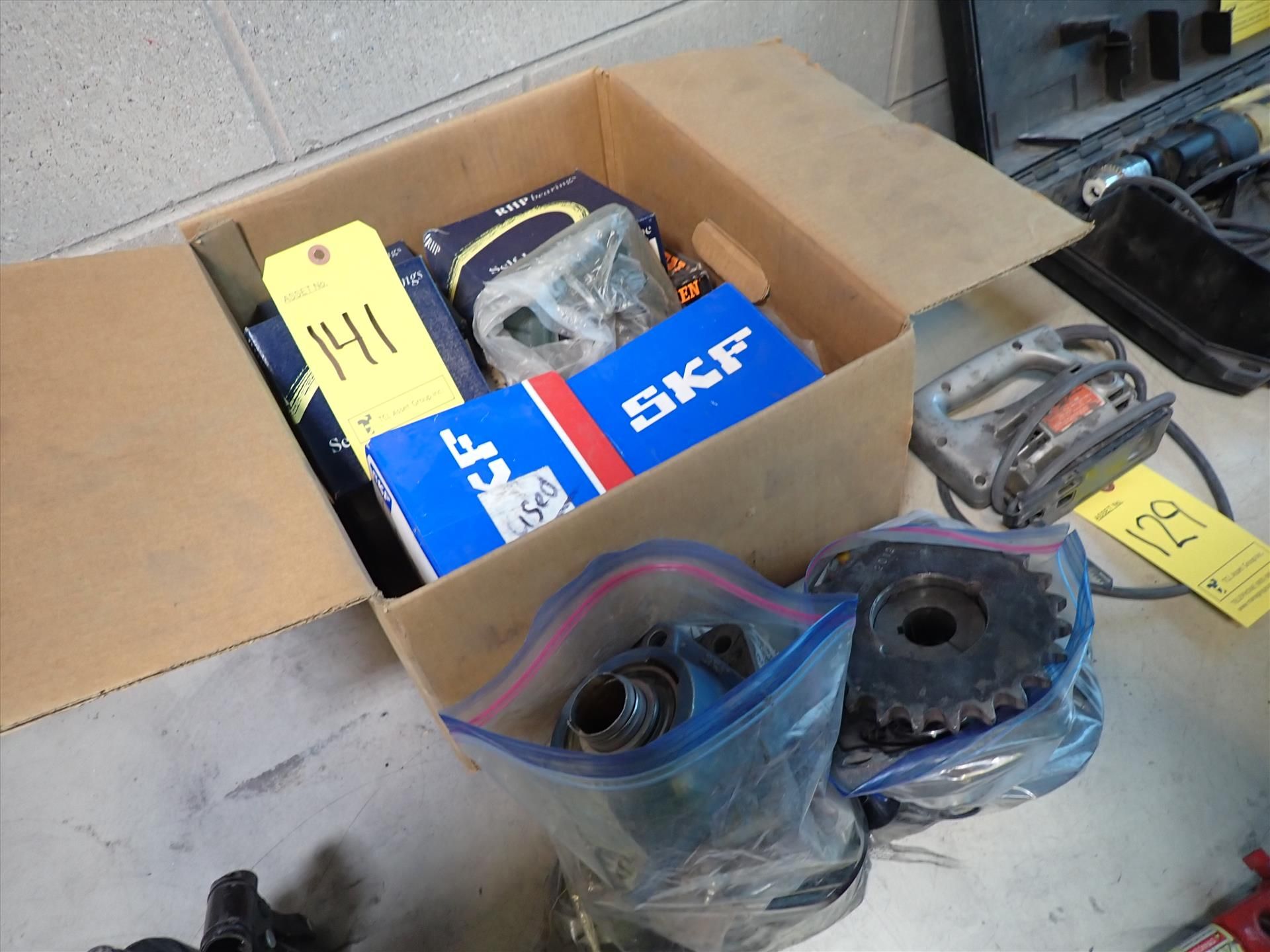 misc. bearings and sprockets, etc.