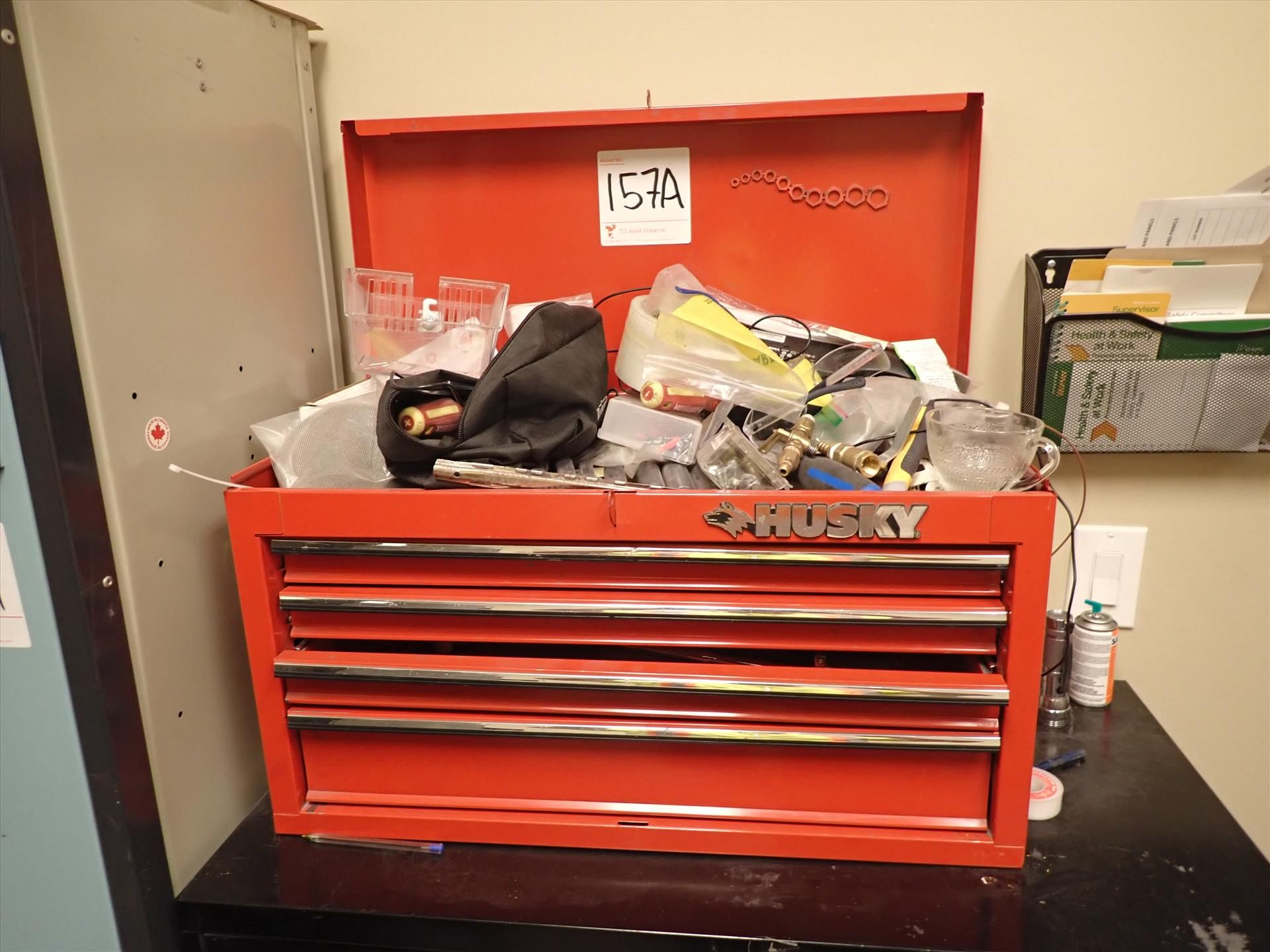 Husky tool box w/ contents