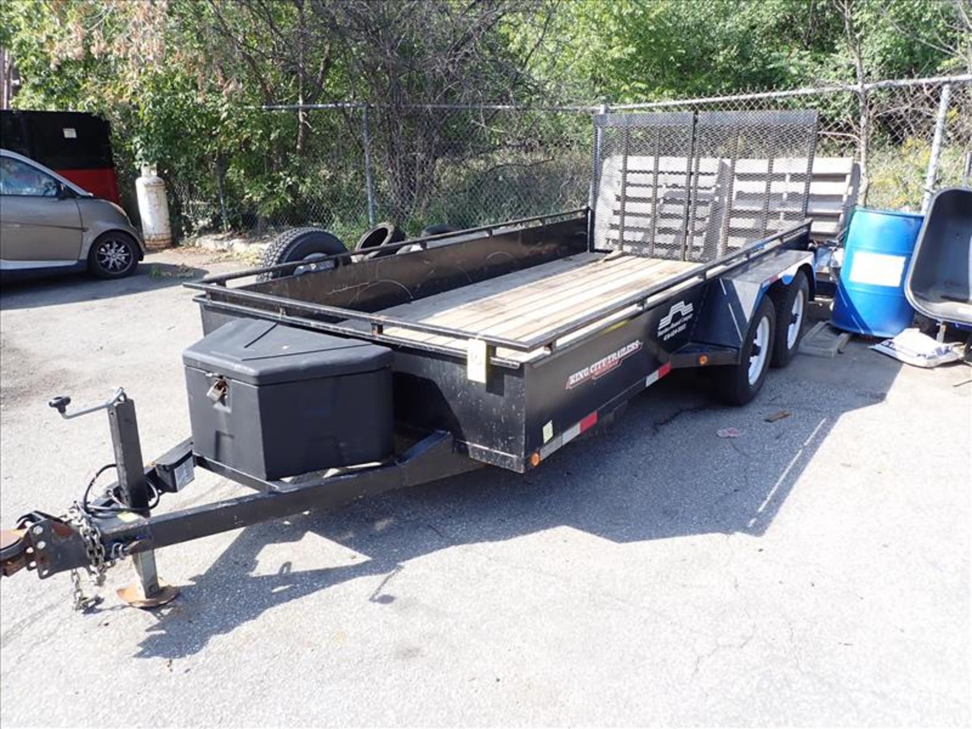 Weberlane Trailer, model WLLS1478, VIN.2W9520017JL146532, 14 ft x 6 ft, w/wooden deck, tandem