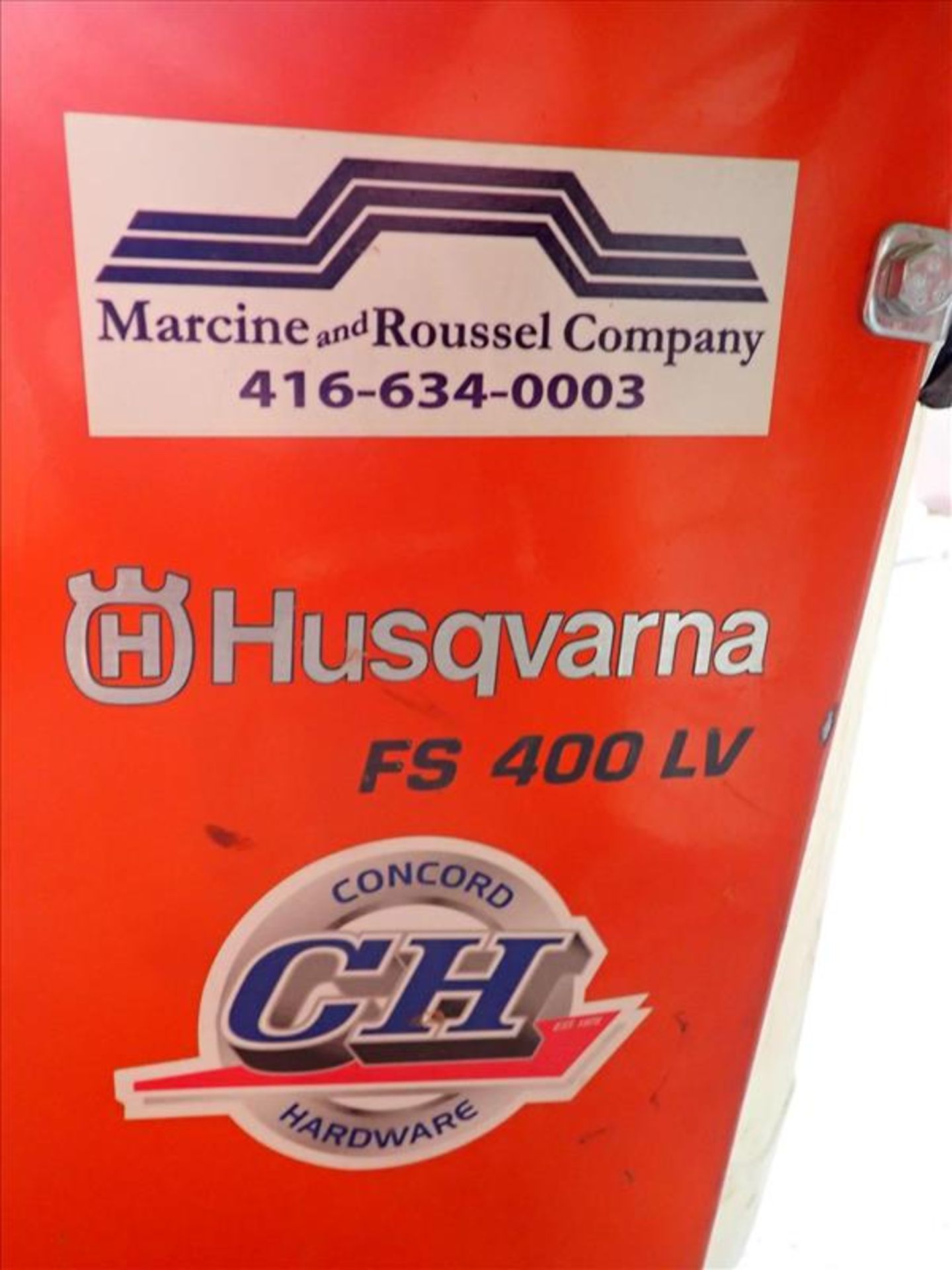 2016 Husqvarna Floor Saw, model FS400LV, S/N.20160200008, w/four stroke engine, 450mm max blade - Image 3 of 5