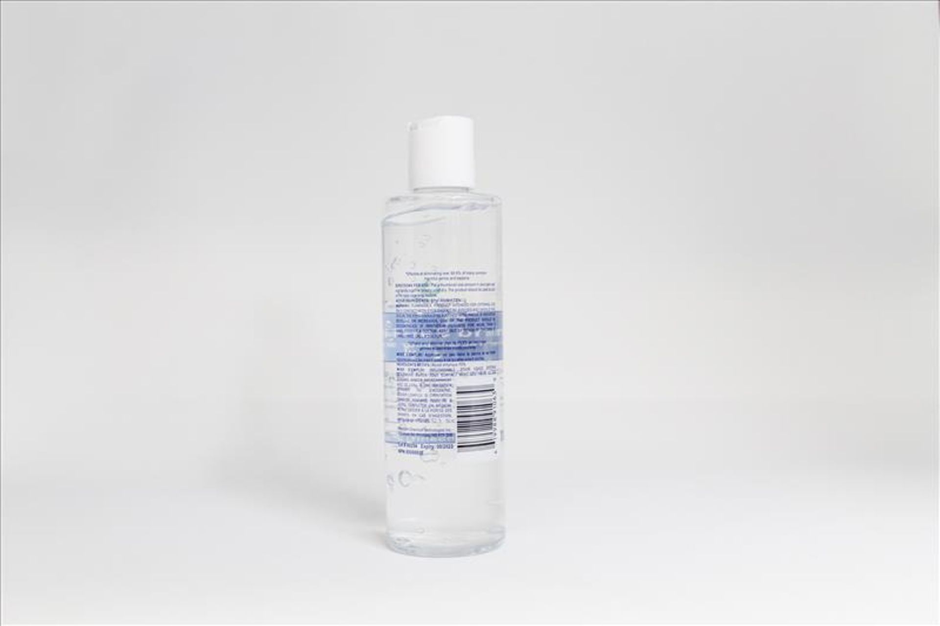 1 Pallet of Hand Sanitizer Gel 8oz Clear Cylinder Shape Bottles, w/disc caps, 24 bottles per case, - Image 2 of 3