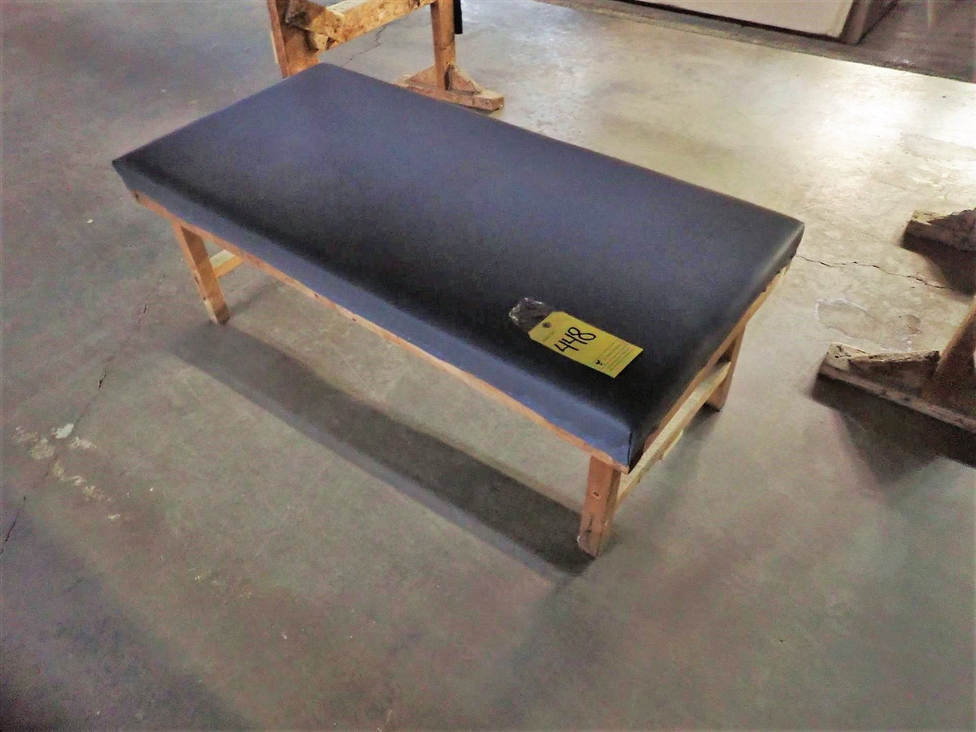 bench, approx. 24 in. x 48 in. (no contents)