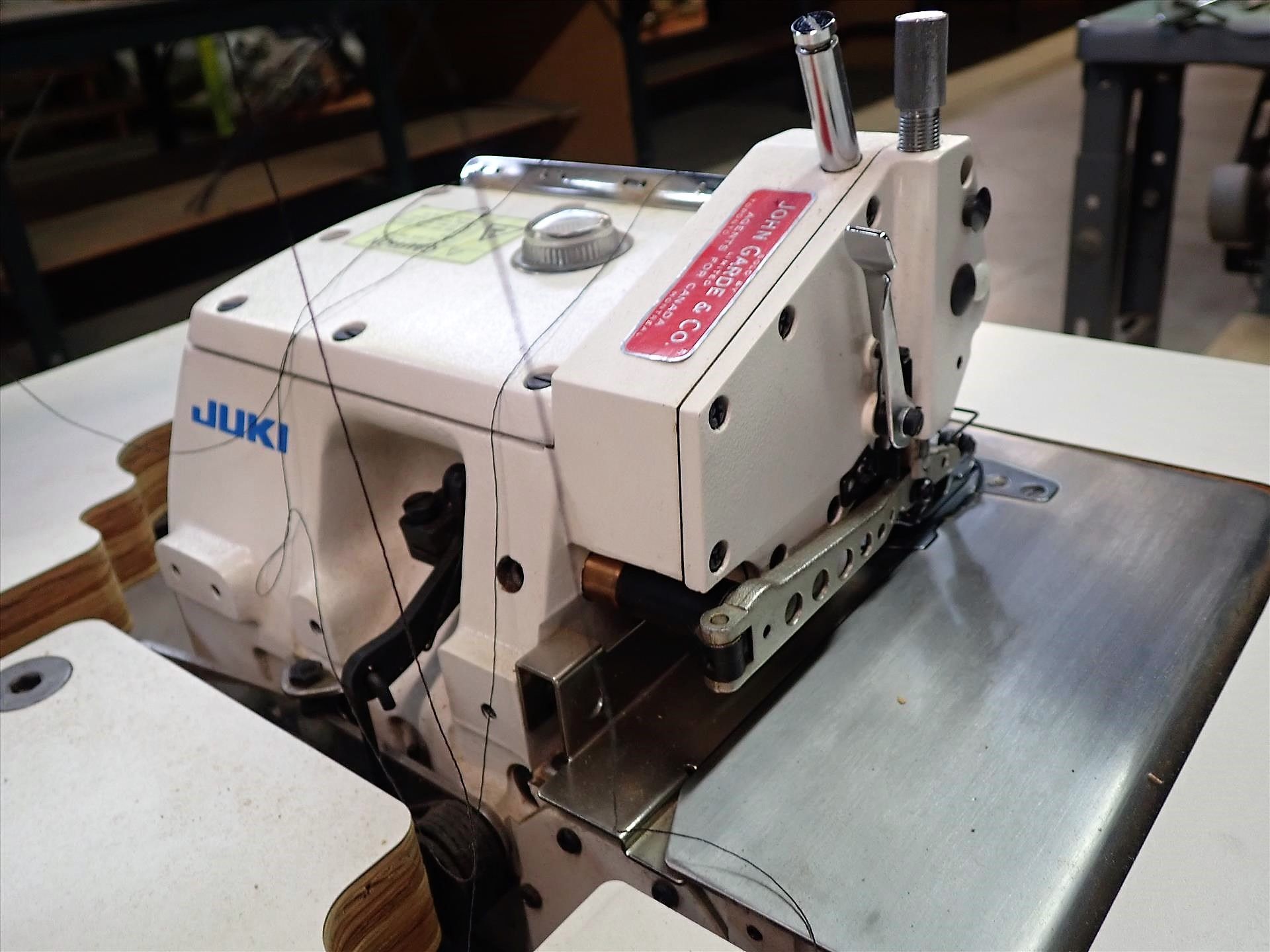 Juki industrial overlock sewing machine, mod. MO-3314E, S/N 5MOTG17905 c/w 20 in. x 48 in. - Image 3 of 6