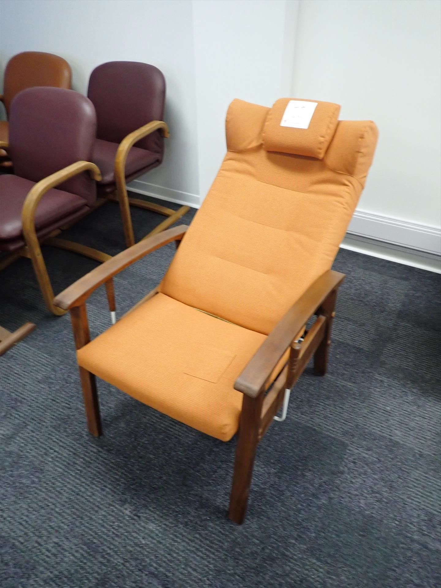 Clipper back-recliner, gas-cylinder, head-rest, assistance-bar, dual-hand levers, stain-resistant - Image 2 of 3