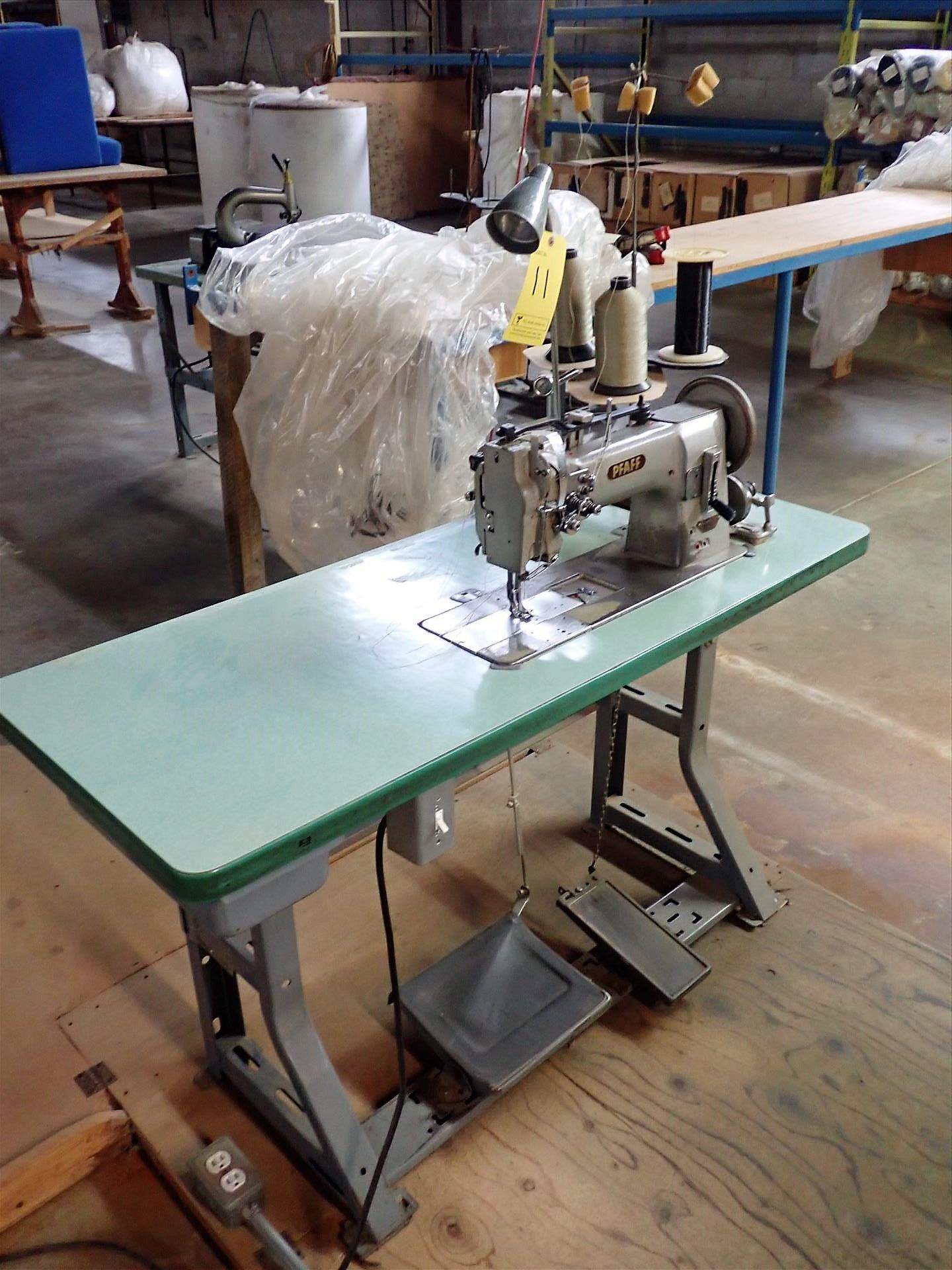 Pfaff industrial sewing machine, mod. 545-H3-6/01-CSN, 10 in. throat, 1/2 hp c/w 20 in. x 48 in. - Image 6 of 6