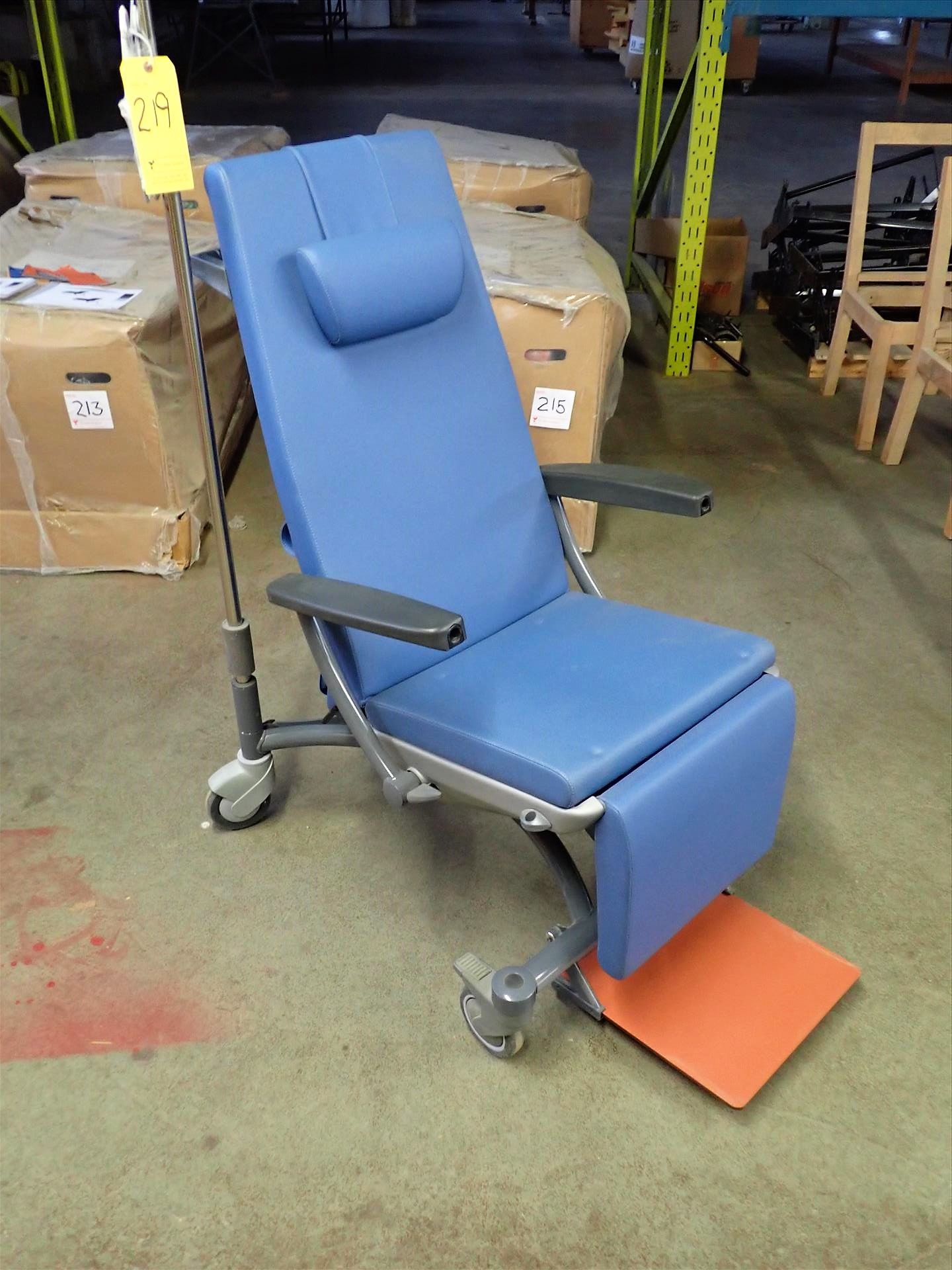 BorCad Sella Medical Multifunctional Examination/Dialysis Chair, fixed carriage mod. SLA-CB10, - Image 4 of 5