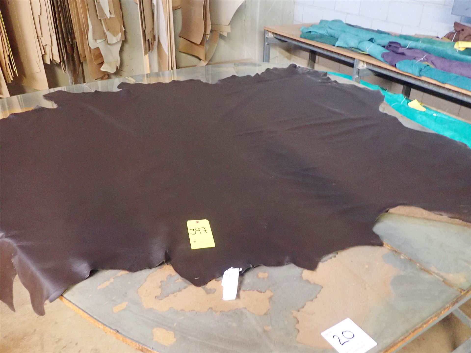 Leather, Blackstock B/Derby, full hide, 50 sq ft and partial hide, approx. 40 sq ft, 1.0 mm
