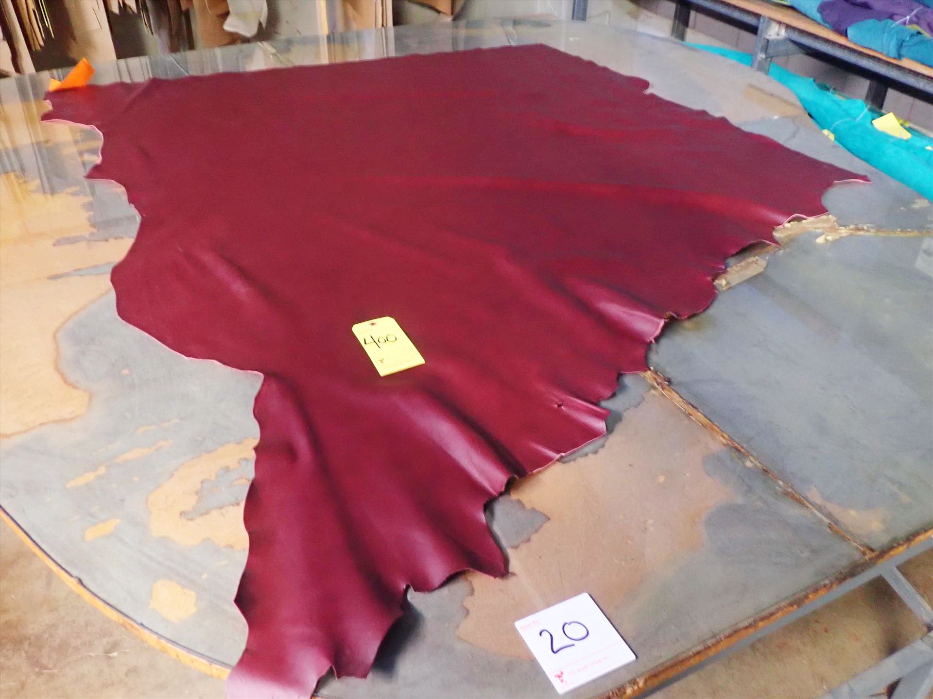 Leather, Supreme/Nutra/Bordeaux, partial hide, approx. 30 sq ft