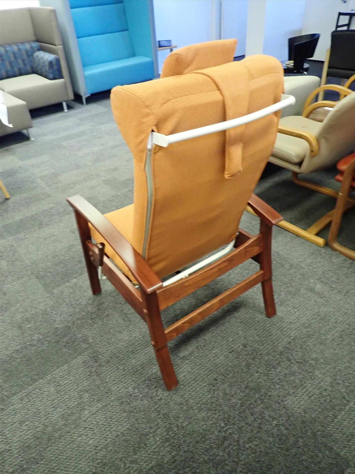 Clipper back-recliner, gas-cylinder, head-rest, assistance-bar, dual-hand levers, stain-resistant - Image 3 of 3