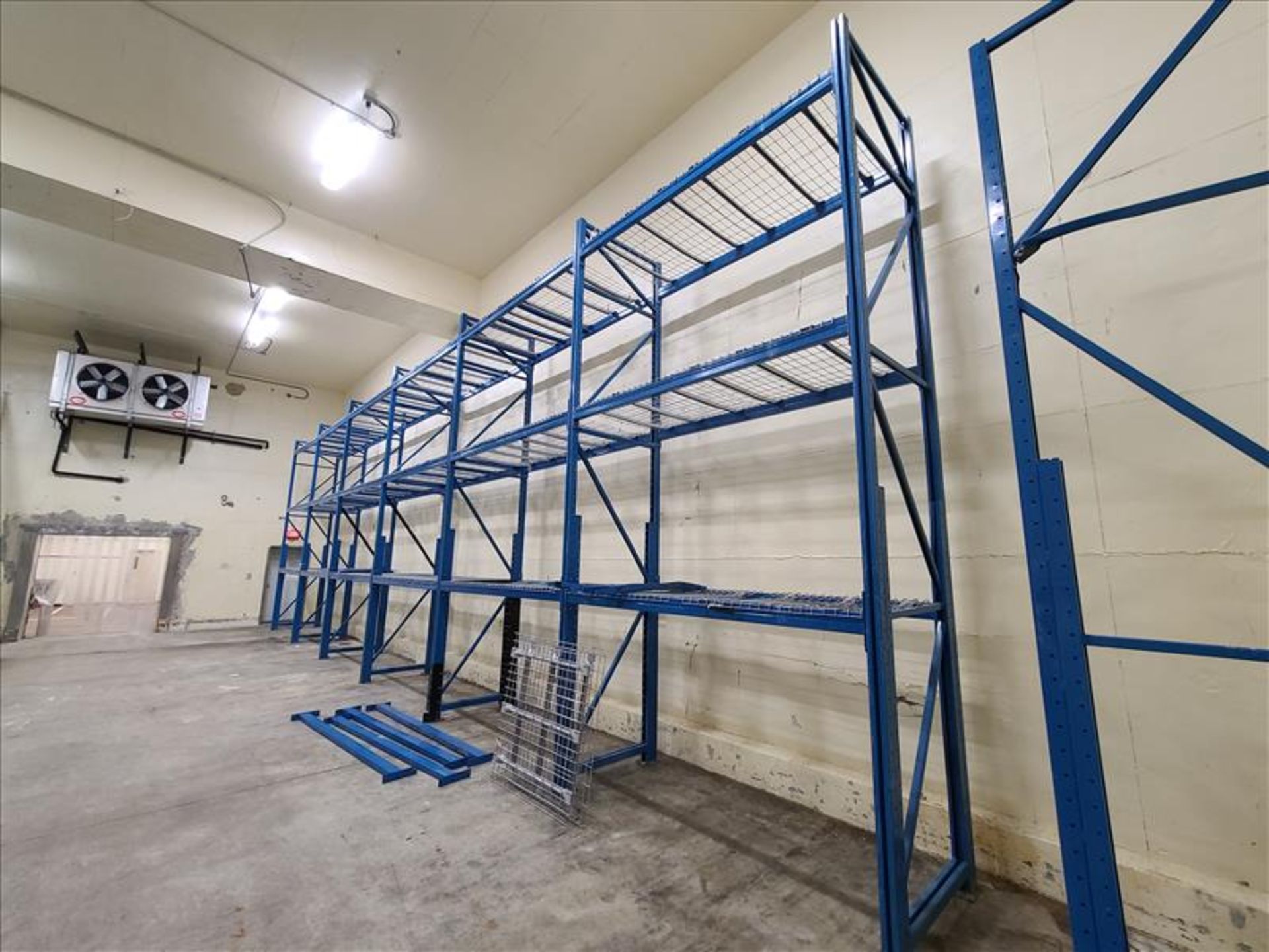 [LOT] (7) section pallet rack, 16' x 42"w (7) upright, (40) 8' cross bar [Packaging Warehouse] - Image 2 of 4