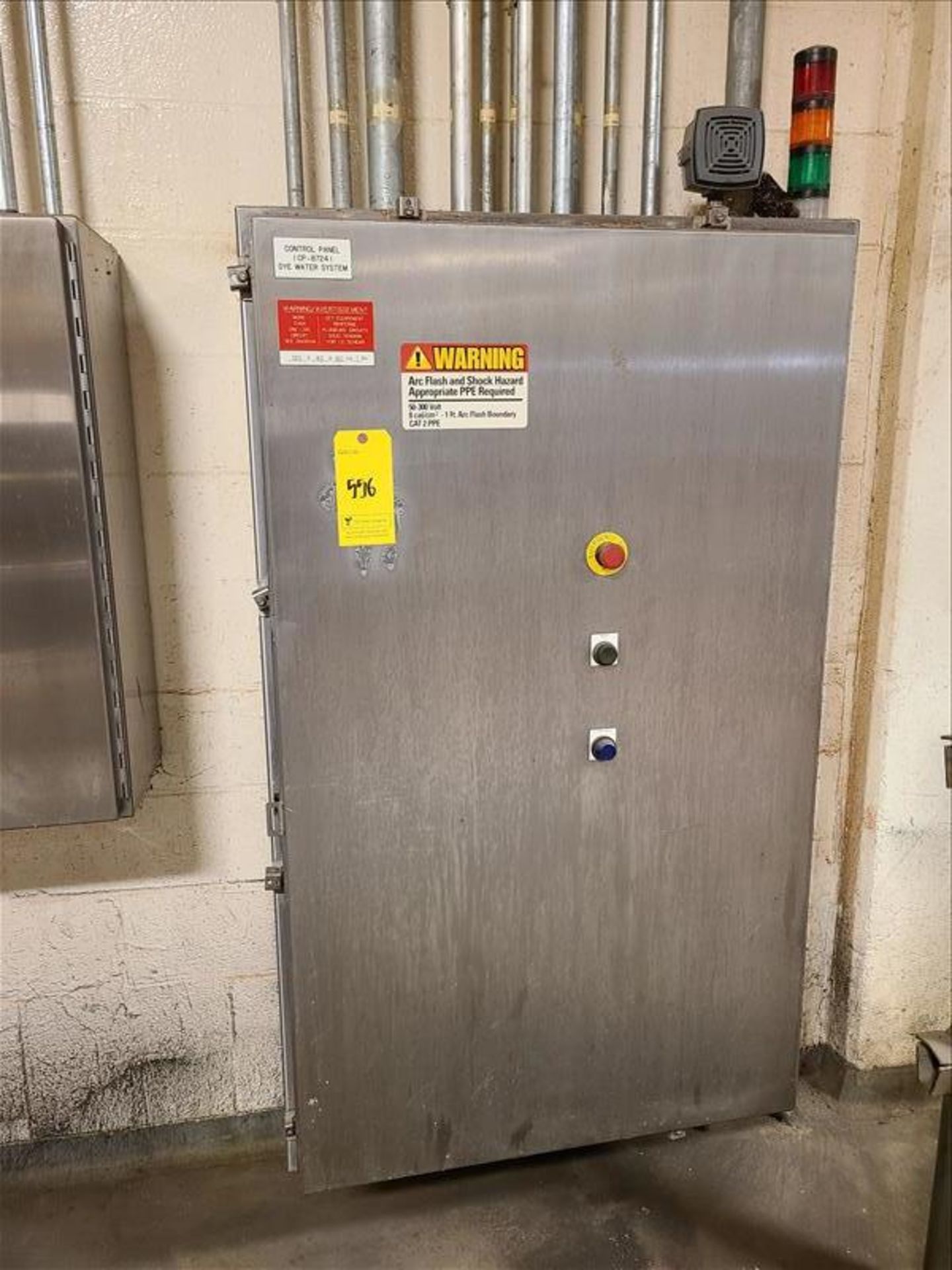 [LOT] (3) stainless control cabinet, with CPS114-20 DAO 842, CRA931-00 AV03000, DAI54300 ALO02000