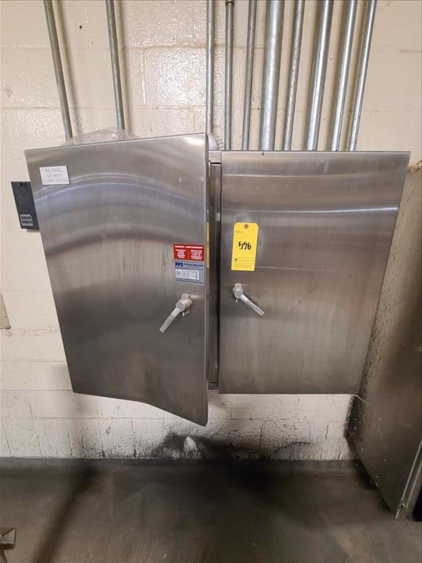 [LOT] (3) stainless control cabinet, with CPS114-20 DAO 842, CRA931-00 AV03000, DAI54300 ALO02000 - Image 3 of 8