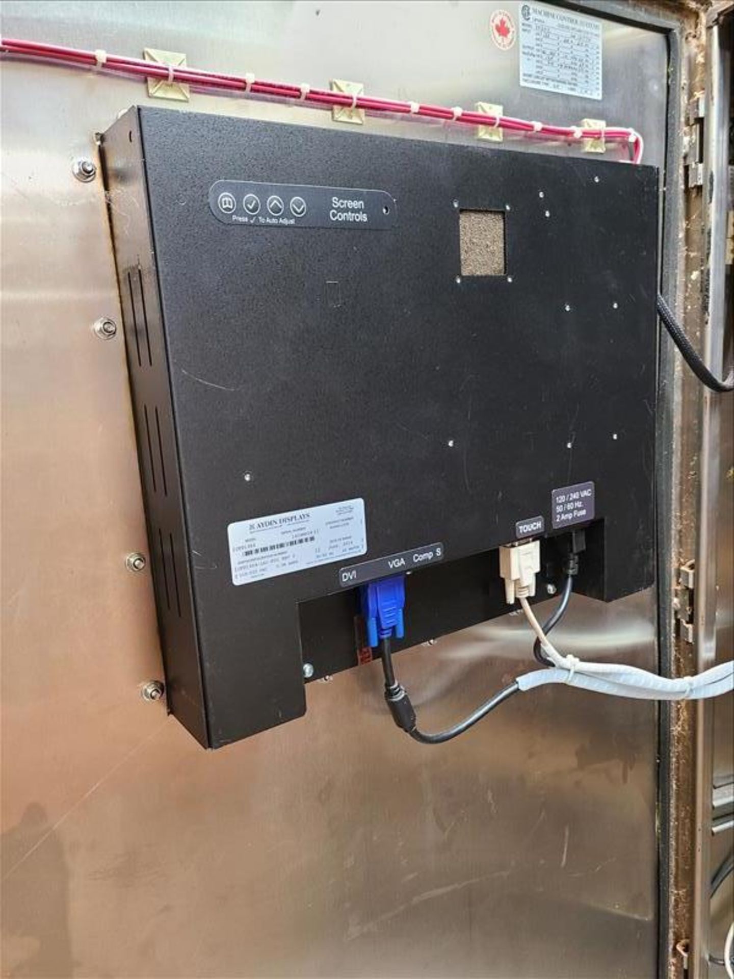 [LOT] (3) stainless control cabinet, with CPS114-20 DAO 842, CRA931-00 AV03000, DAI54300 ALO02000 - Image 7 of 8