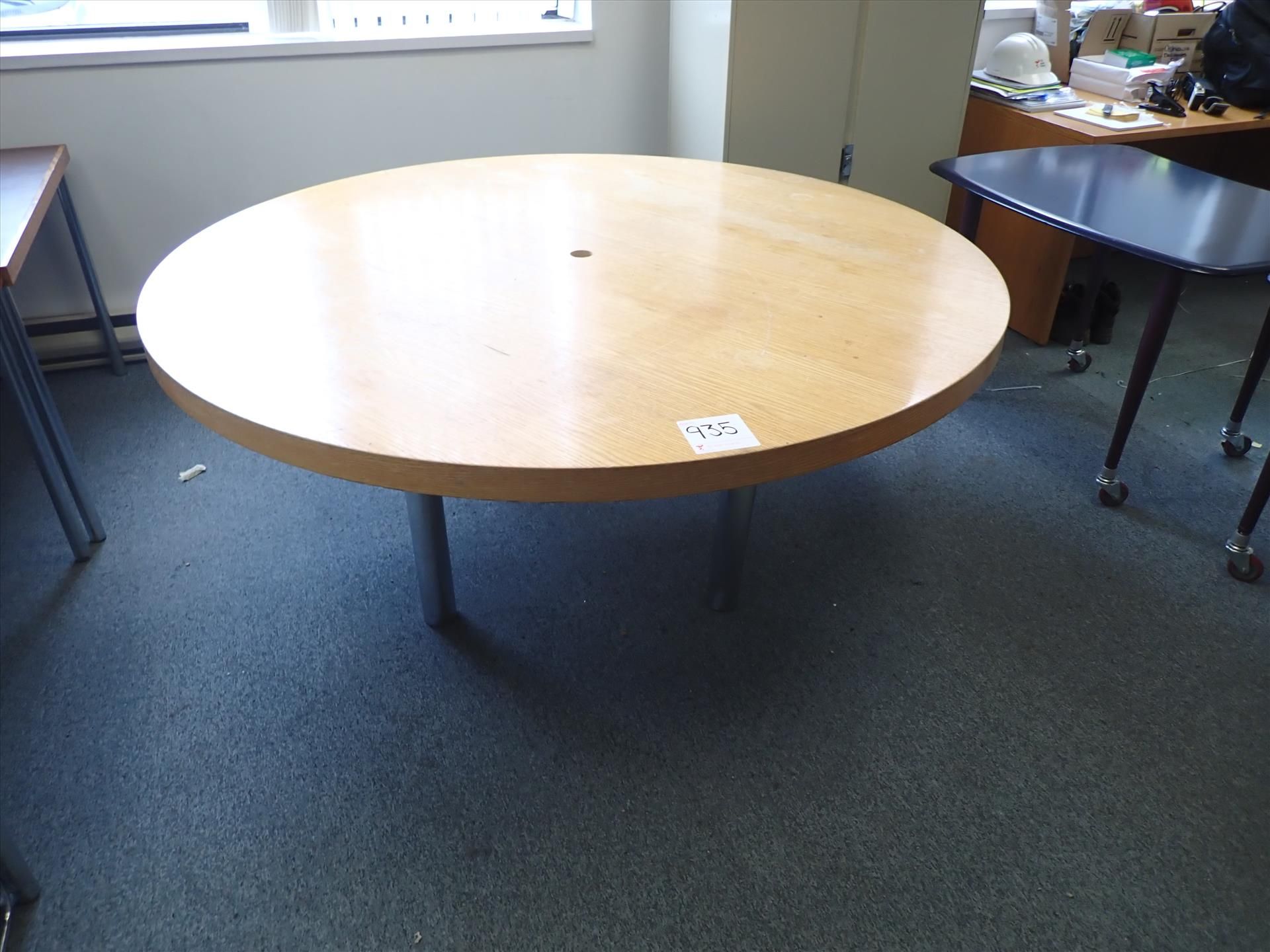 conference table, 72" dia. [Office Area]