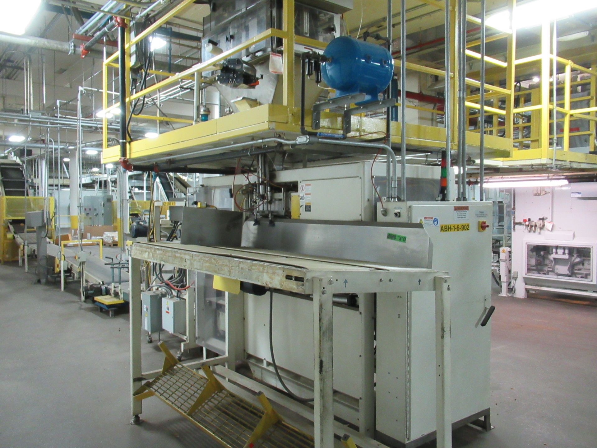 Thiele bag filler system, mod Bag Placer, s/n 7115C45, with (2) Parsons weigh filler, bag turner, - Image 4 of 8