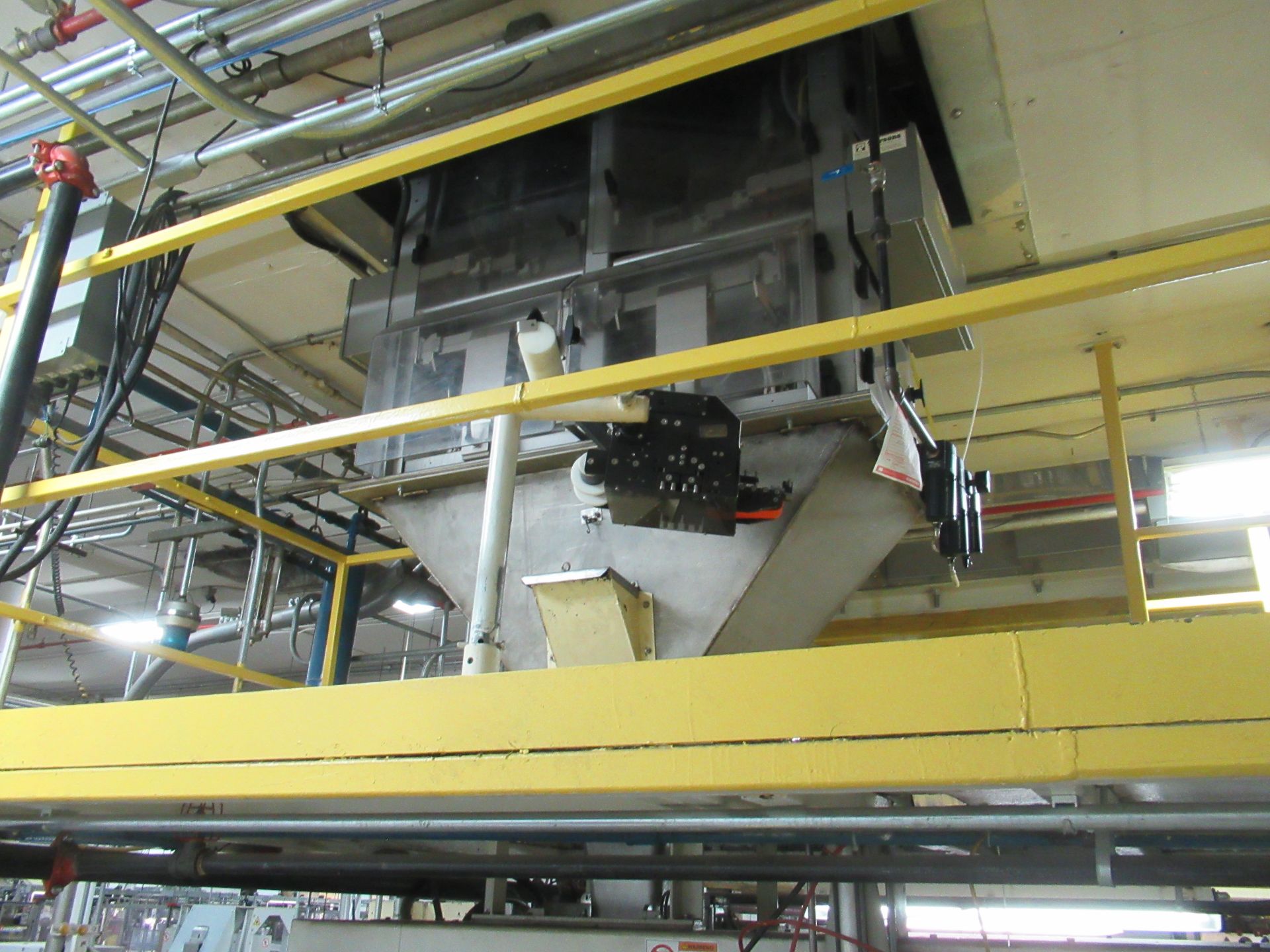 Thiele bag filler system, mod Bag Placer, s/n 7115C45, with (2) Parsons weigh filler, bag turner, - Image 5 of 8