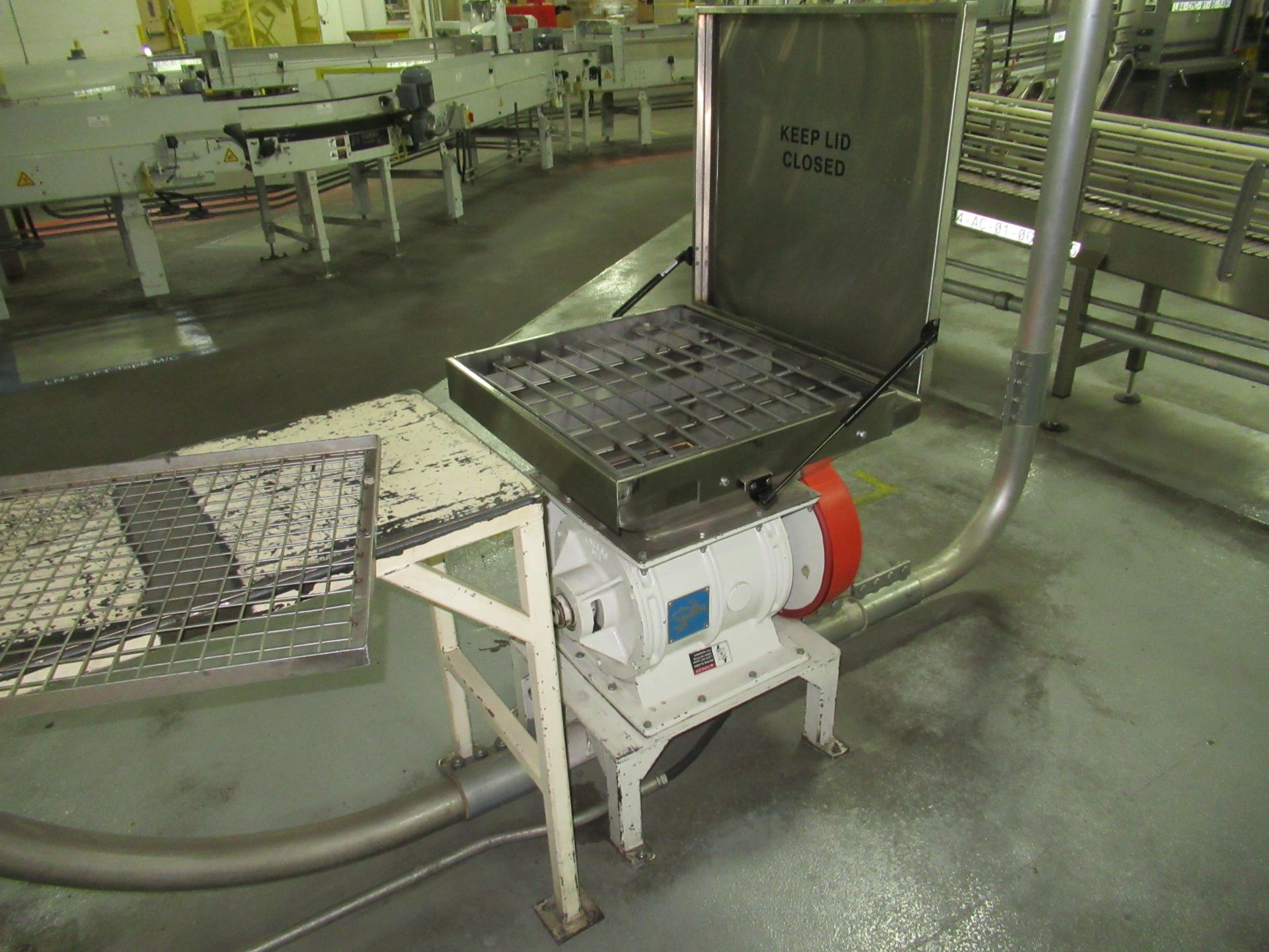 MAC rotary valve, with 1 hp motor [Packaging Line 4]