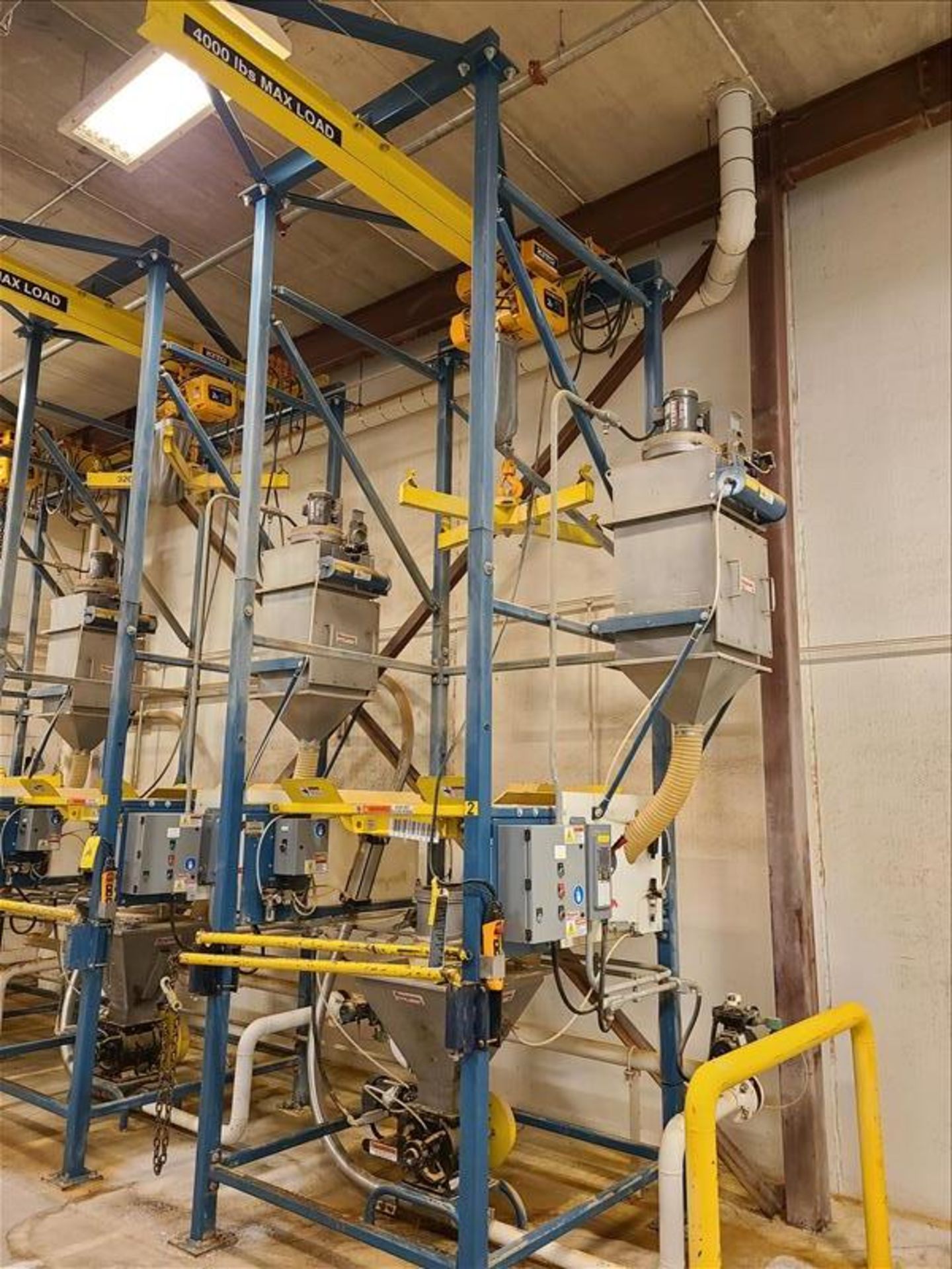 Flexicon bulk bag handling system, mod 67547, s/n 362910, with stainless hopper, rotary valve dust - Image 2 of 4