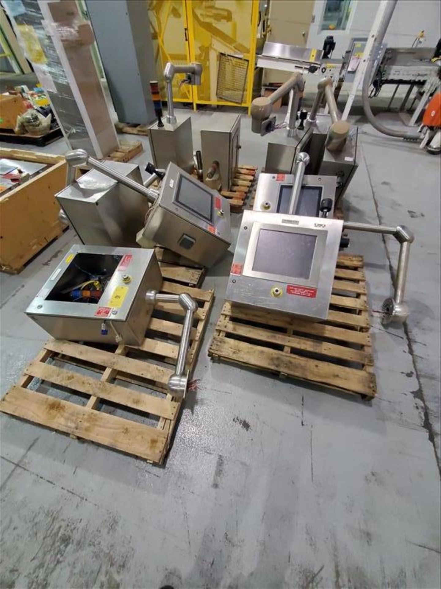 [LOT] (10) stainless control cabinets [Packaging Warehouse]