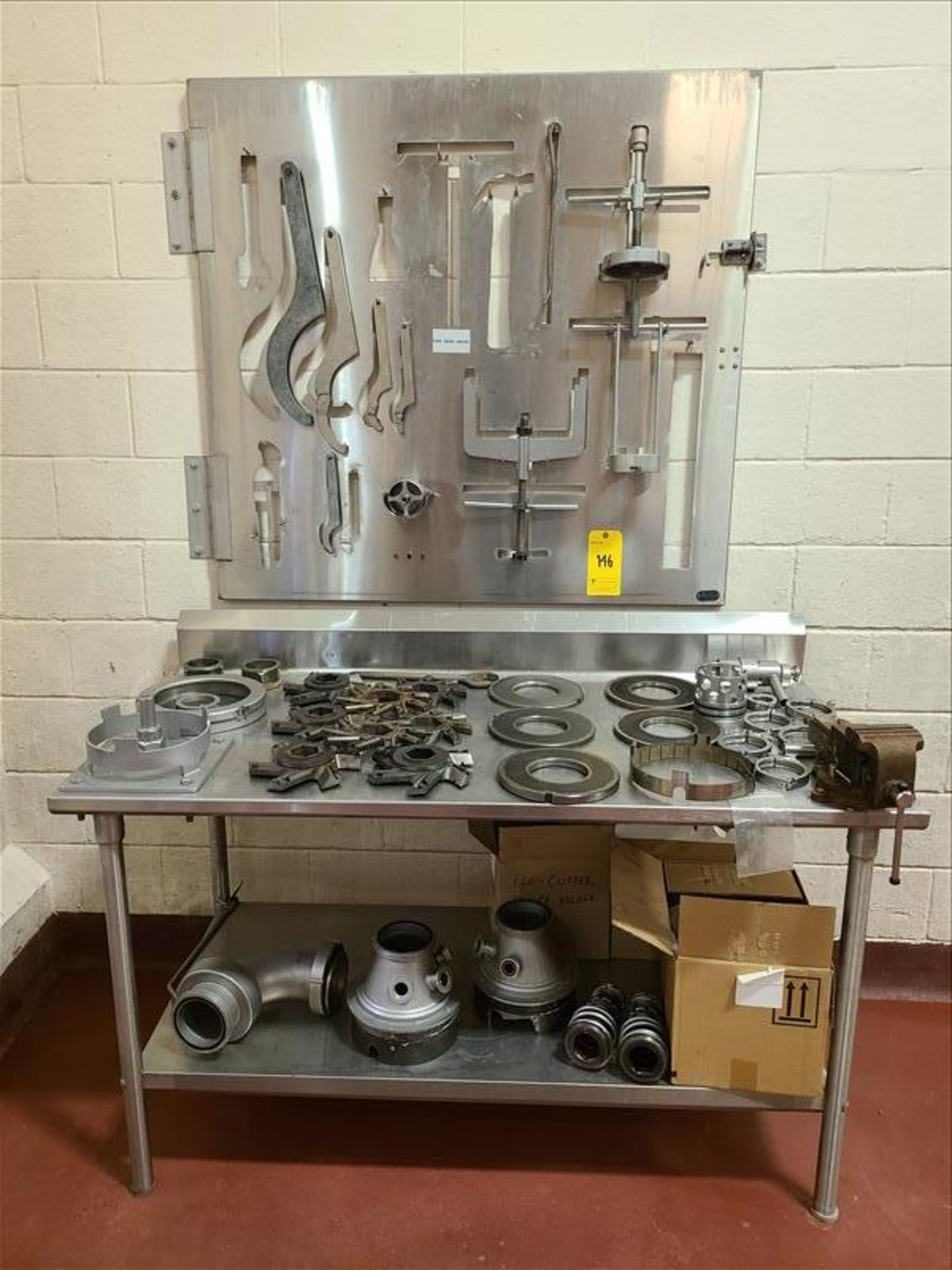 CFS stainless emulsifier, mod ECOCUT 225, s/n 67522, 150 kw hp, 575 v, with stainless table, with - Image 5 of 6