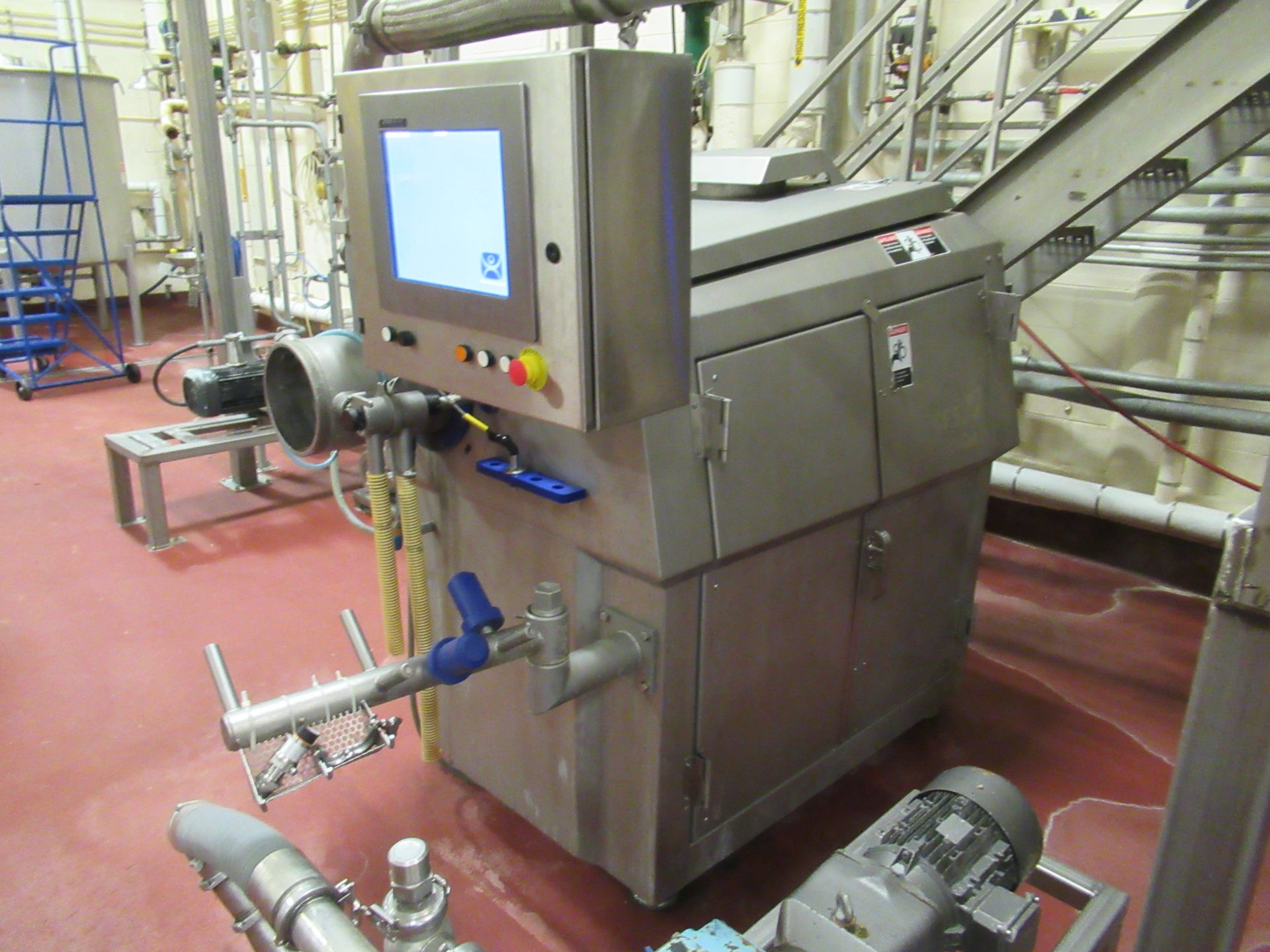 CFS stainless emulsifier, mod ECOCUT 225, s/n 67522, 150 kw hp, 575 v, with stainless table, with - Image 2 of 6