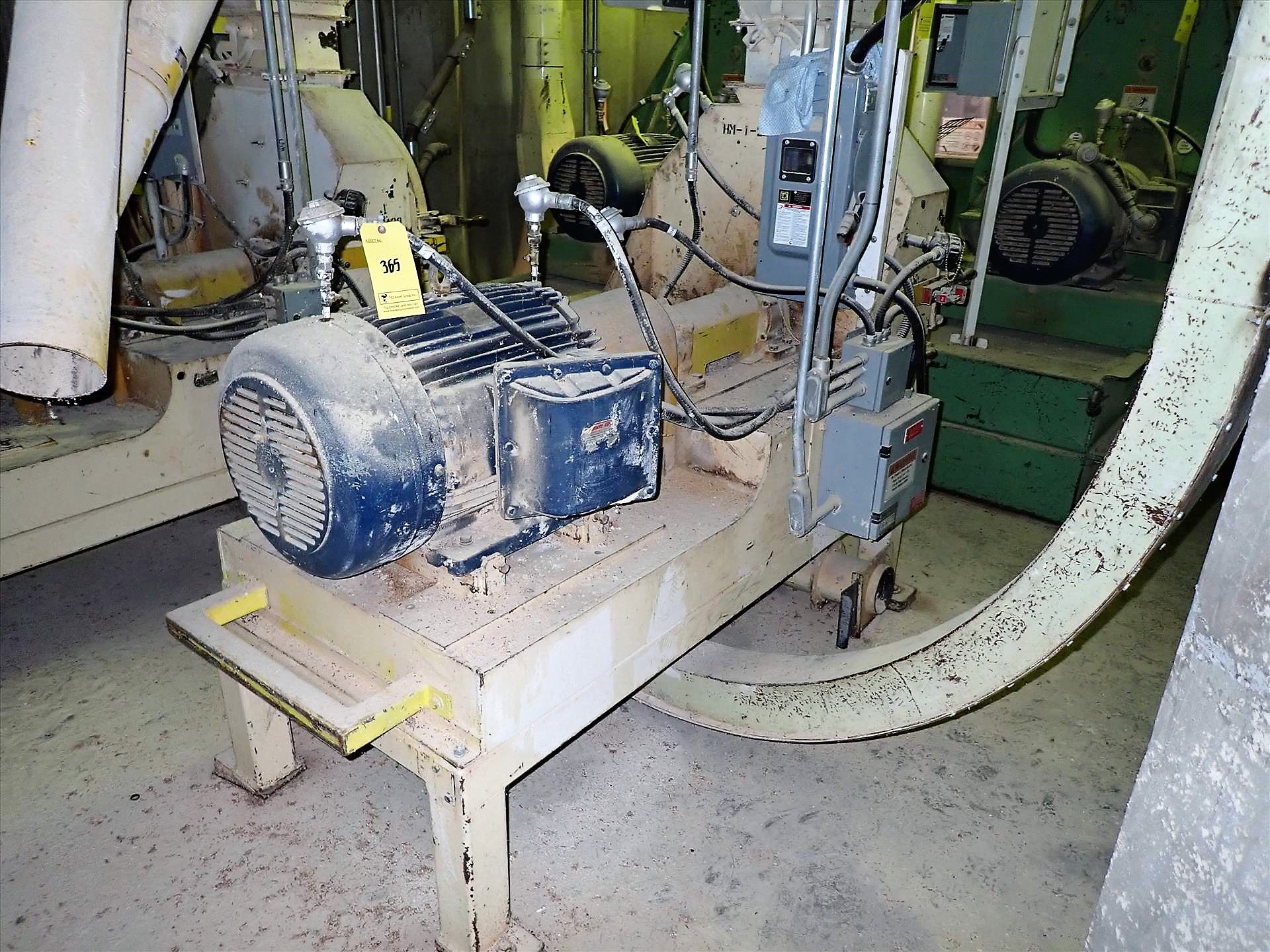 Jacobson hammer mill, mod P240 DTF, s/n 33123, with 50 hp motor [Milling Area]