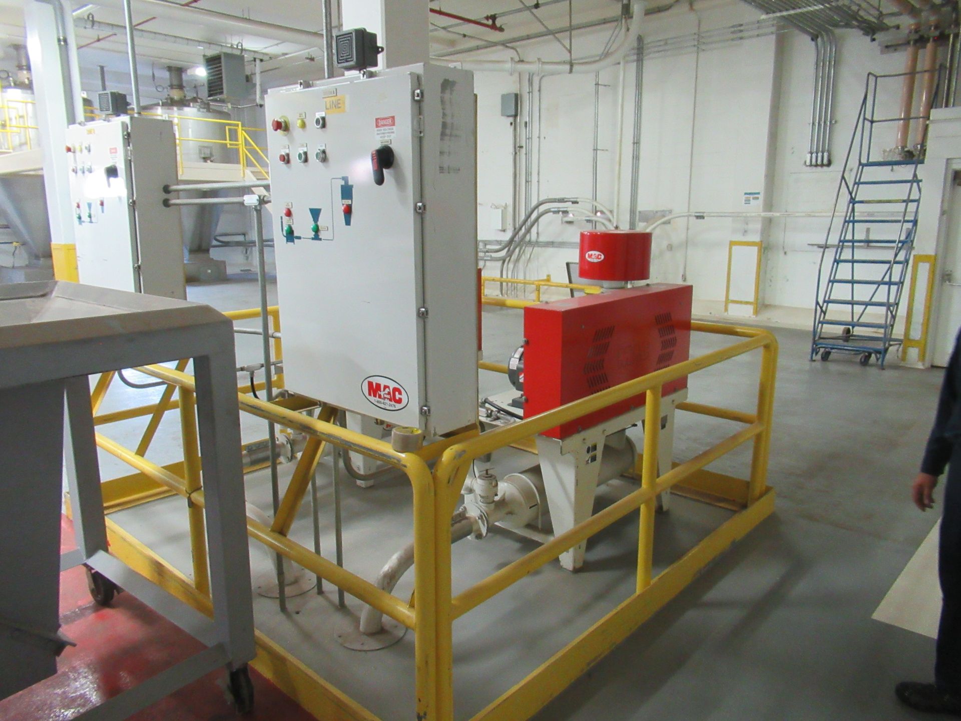 MAC blower unit, mod GACMPA0190, s/n S247850, with 10 hp motor [Located on 2nd Floor, Packaging Line