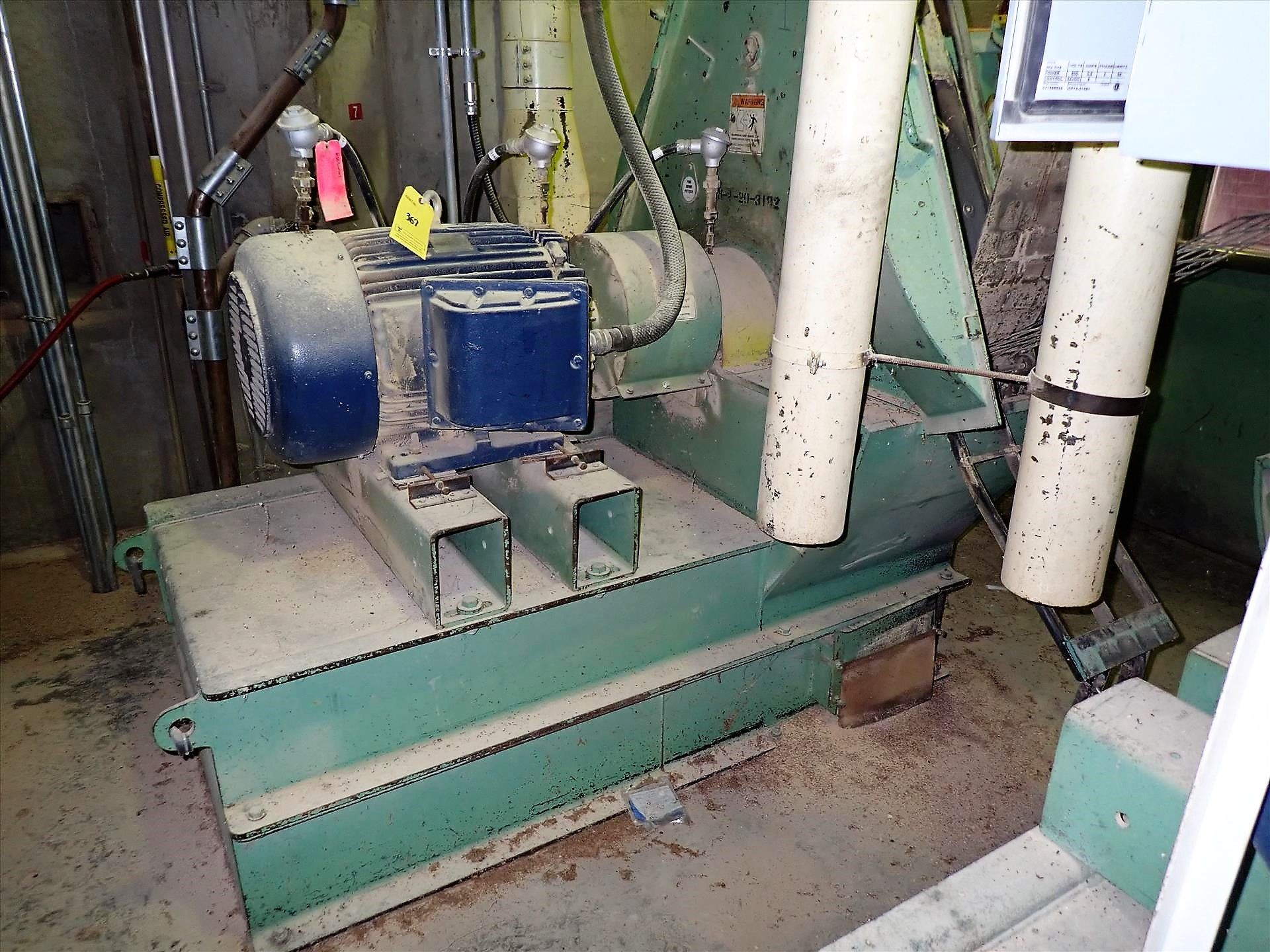 Champion hammer mill, mod 11.5 X44, s/n 136550, with 60 hp motor [Milling Area] - Image 2 of 3