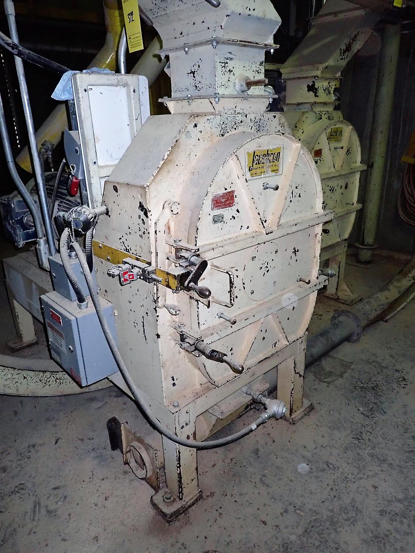 Jacobson hammer mill, mod P240 DTF, s/n 33123, with 50 hp motor [Milling Area] - Image 2 of 2