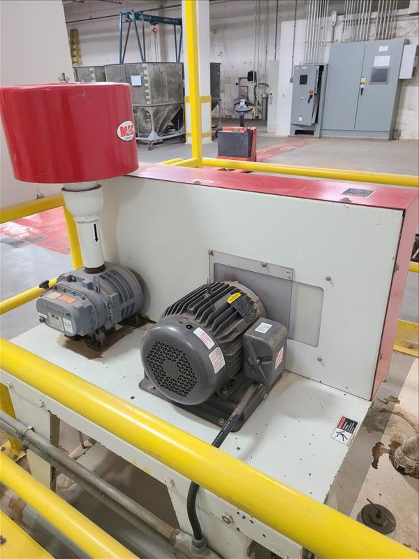 MAC blower unit, mod GACMPA0190, s/n S247847, with 10 hp motor [Located on 2nd Floor, Packaging Line - Image 2 of 4