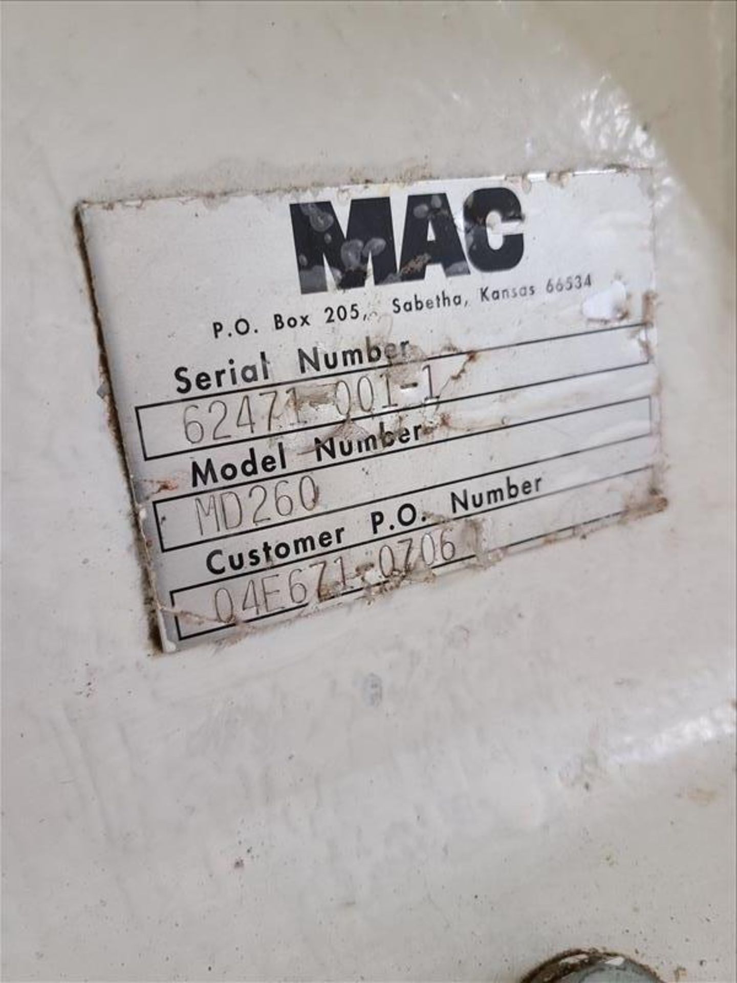 MAC rotary valve [Cooling Area, 2nd Floor] - Image 3 of 3