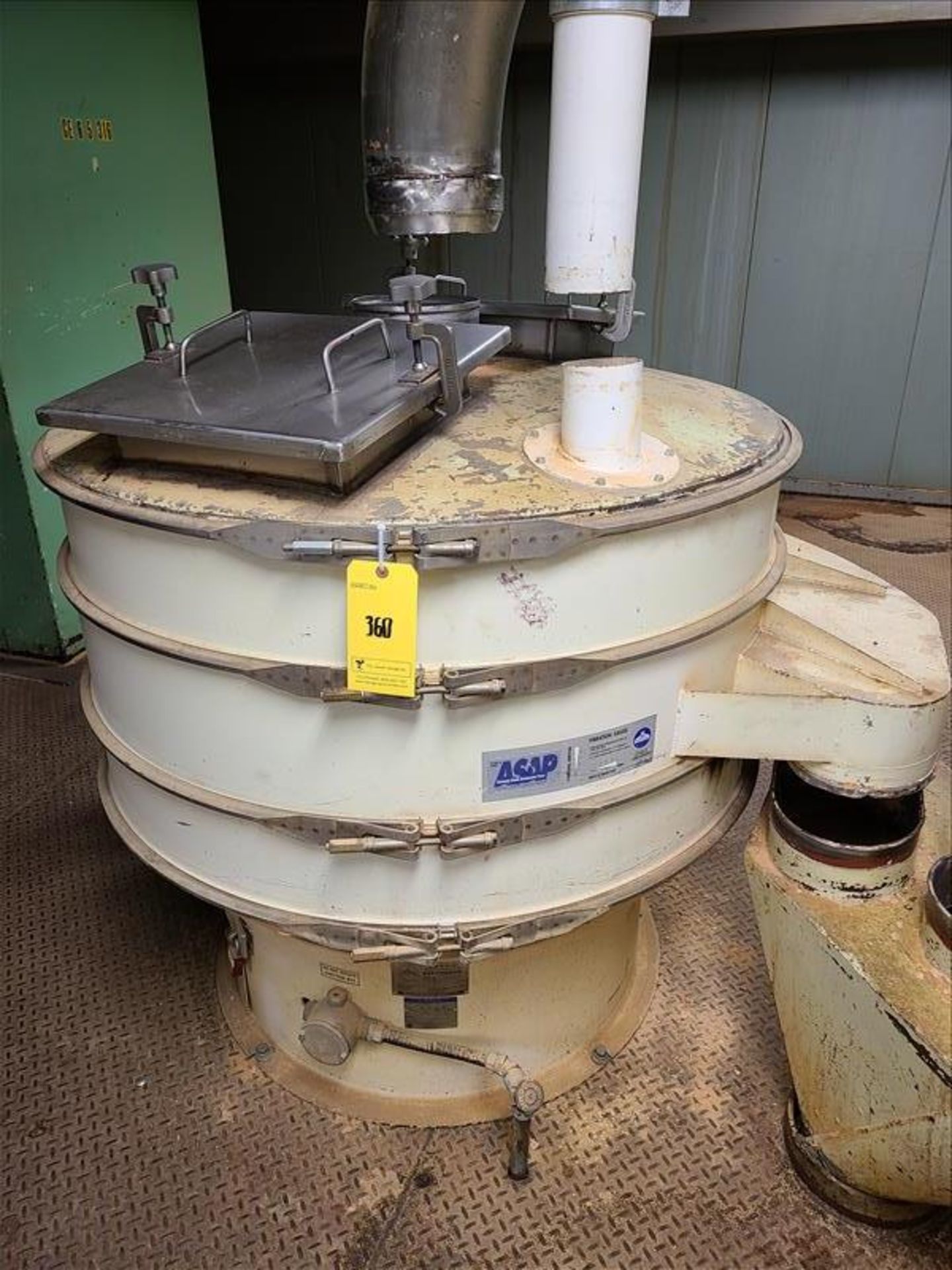 Sweco vibrator separator, s/n 615171A0704, 48" [Tower, 5th Floor]