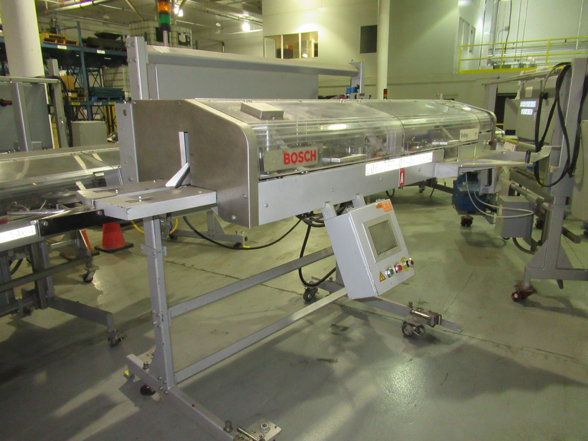 Bosch bag sealer, mod TFT, s/n 0721785, adjustable height, mobile [Packaging Line 6]