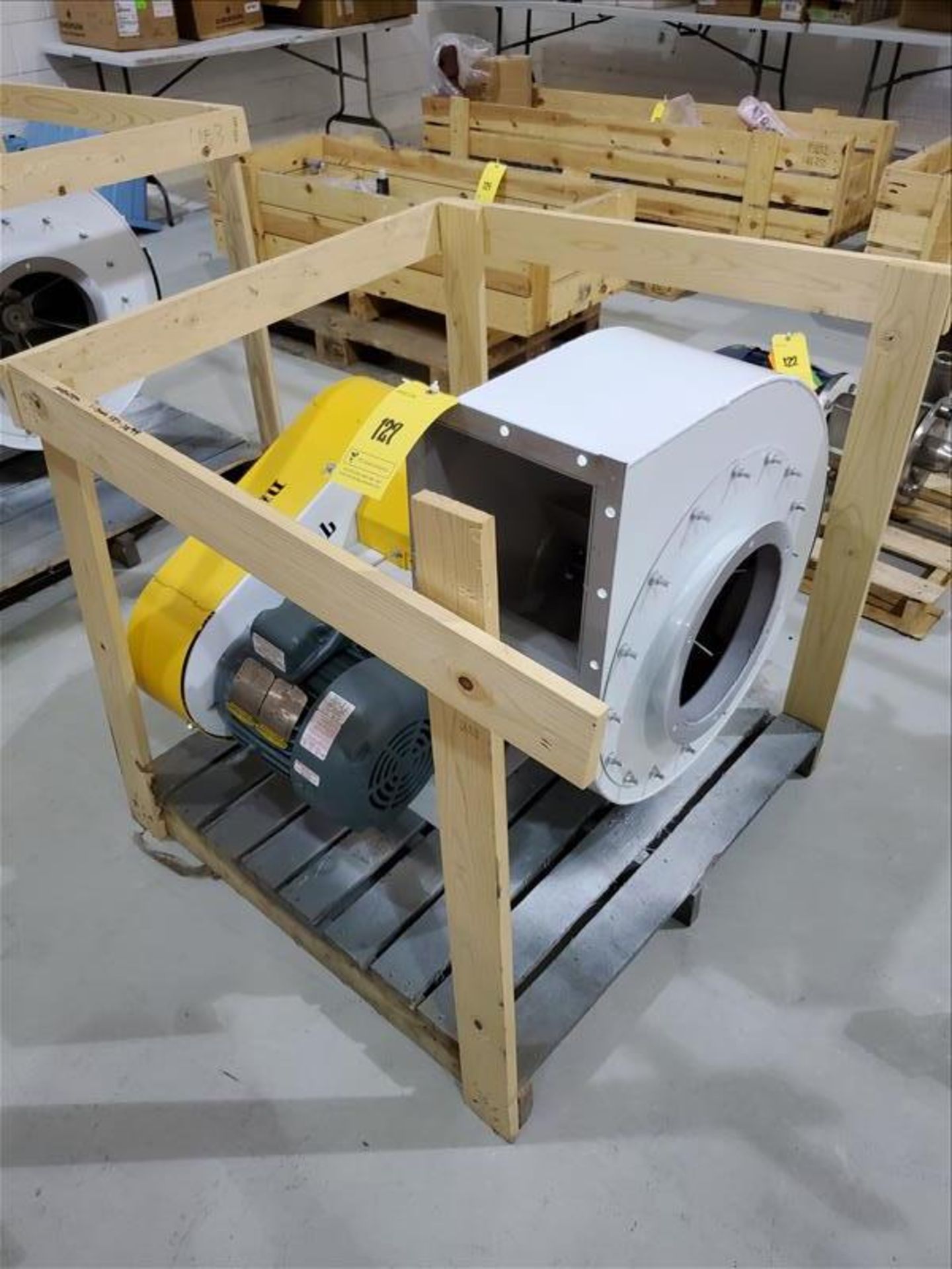 NVB blower unit, mod 1755T304, with 3 hp motor [Packaging Warehouse]