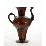 Arab jug in embossed copper, 16th century