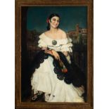 José López Mezquita (1883 - 1954), Portrait of a Lady