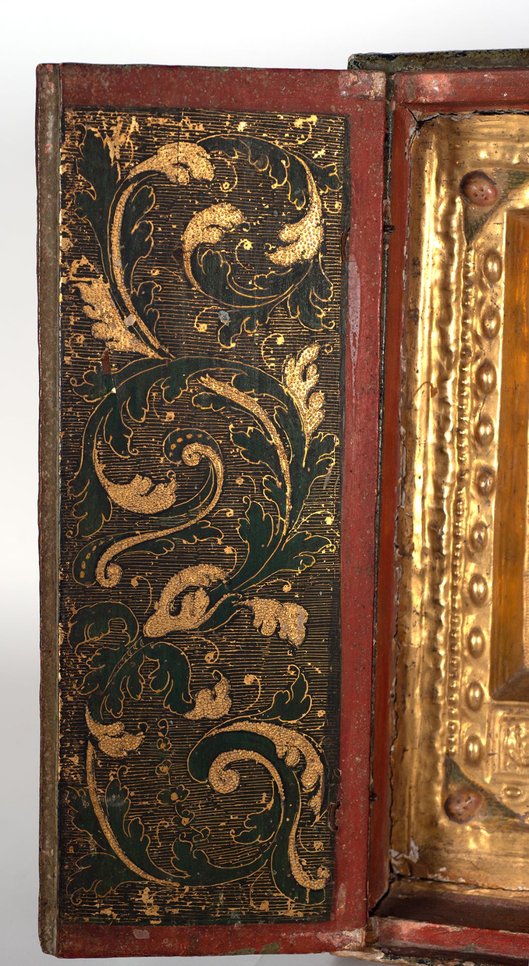 Important tabernacle from the 16th century with the face of Mary - Image 4 of 6