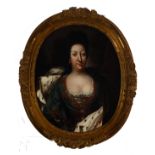 Large portrait of a lady, 18th century French school