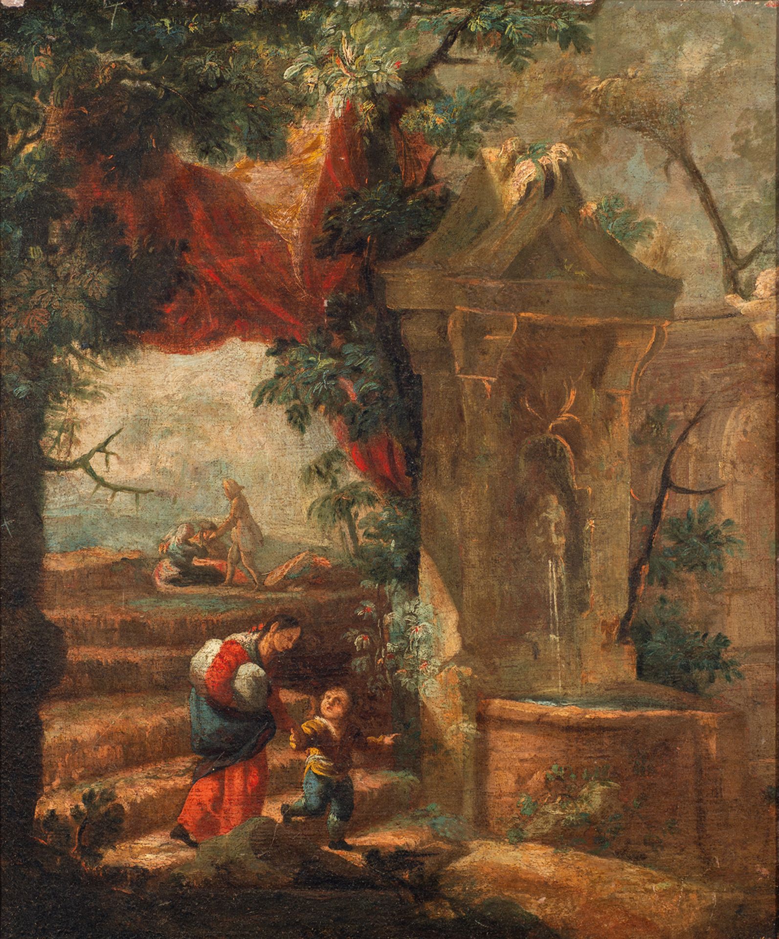 Landscape, Flemish school of the 18th century - Bild 2 aus 2