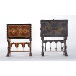 Pair of miniature cabinets, 19th - 20th century