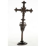 Important processional cross in silver, Spain, 16th century