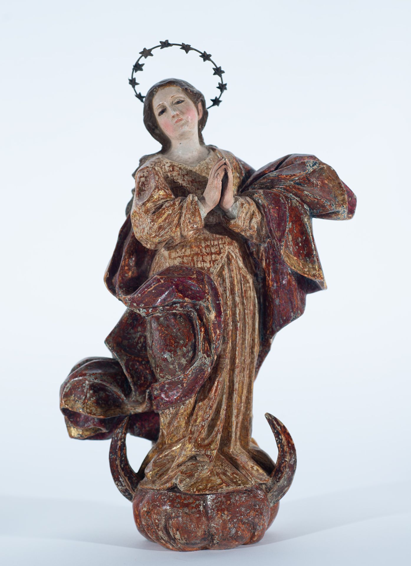 Immaculate Virgin, colonial school, Quito or Guatemala, 17th century
