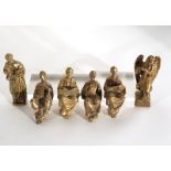 Set of seven bronze figures, 18th century