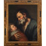 Saint Joseph with the Child, Neapolitan school of the 17th century, circle of Andrea Vaccaro (Naples