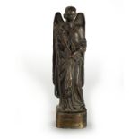 Angel Gabriel, bronze sculpture, 18th century
